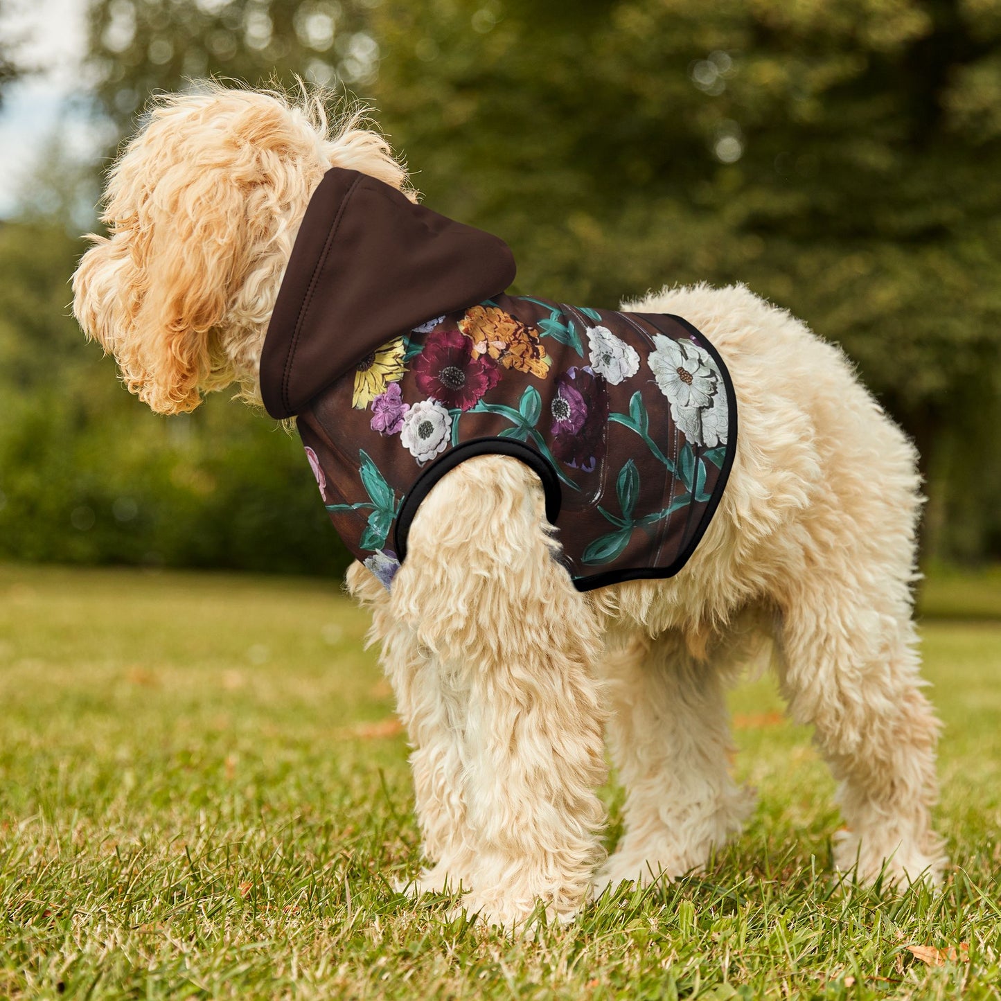 Surprise Song Piano Flowers - Pet Hoodie