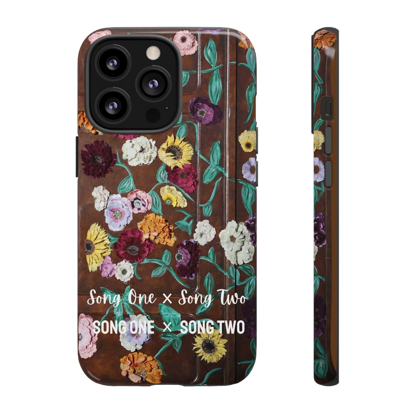 CUSTOMIZABLE with Surprise Song Titles - Surprise Song Floral Piano - Tough Cases