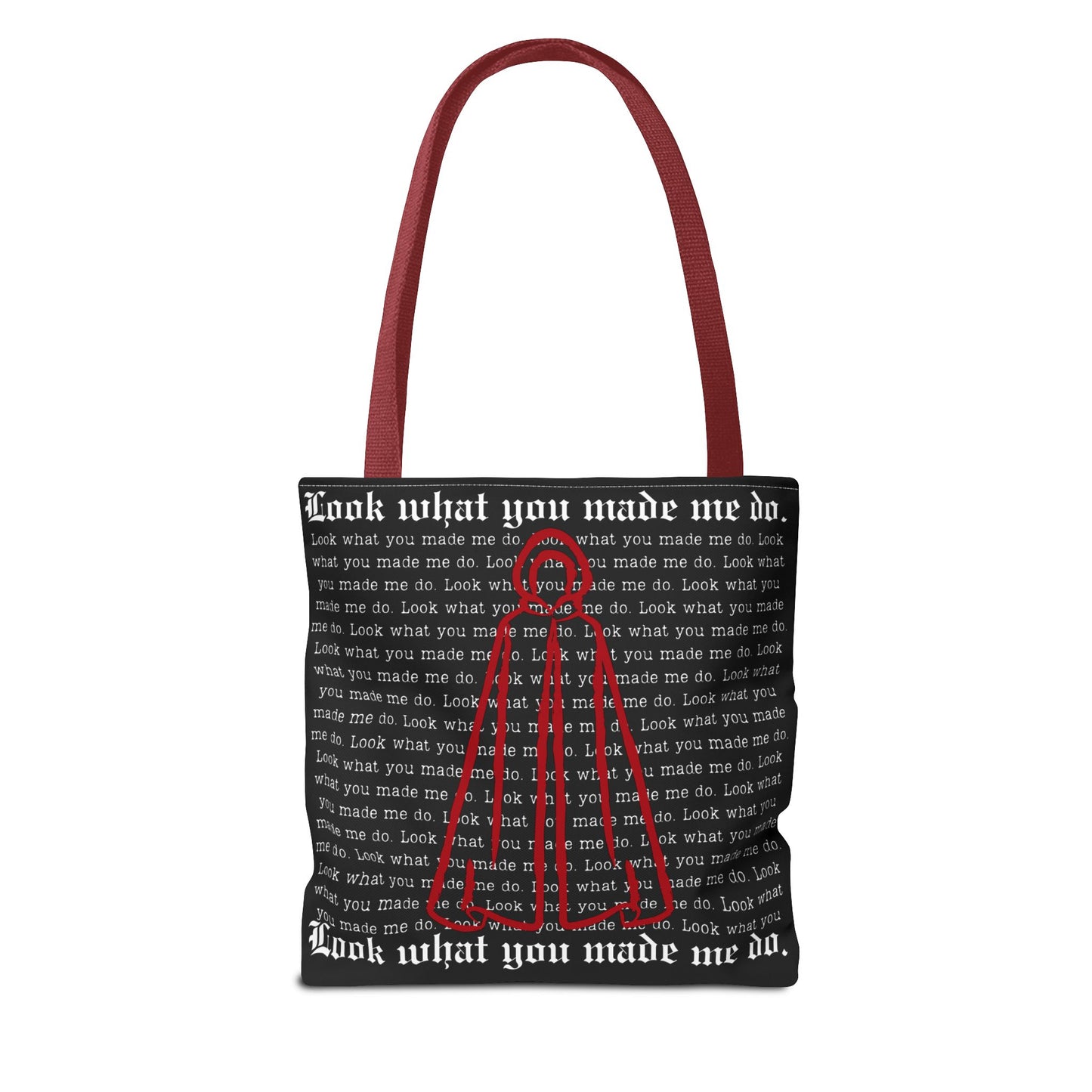 Stylish Tote Bag with 'Look What You Made Me Do' Handmaid's Design | Reusable Shopping Bag, Gift for Music Lovers, Casual Bag, Trendy Accessory