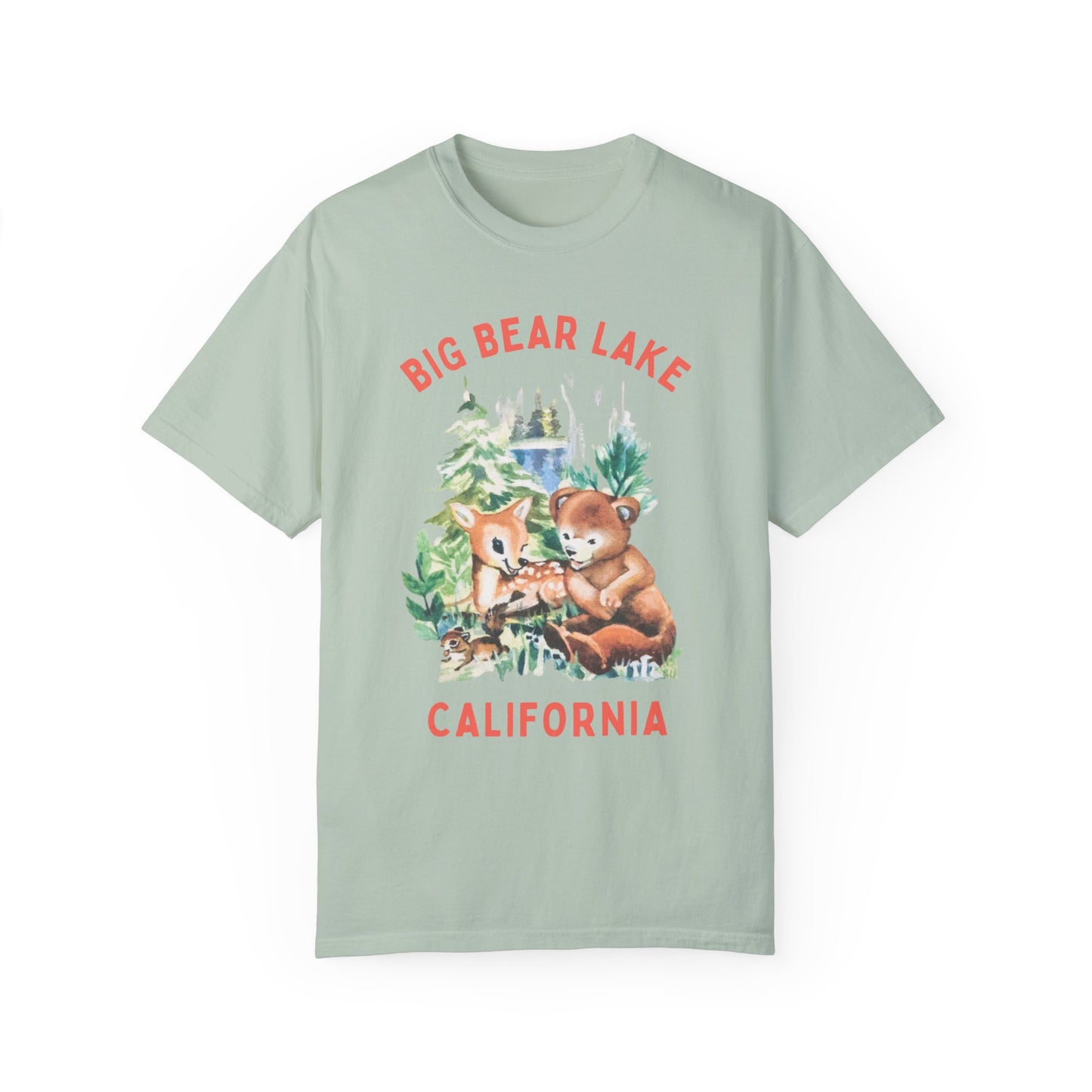 Big Bear Lake Unisex Garment-Dyed T-shirt