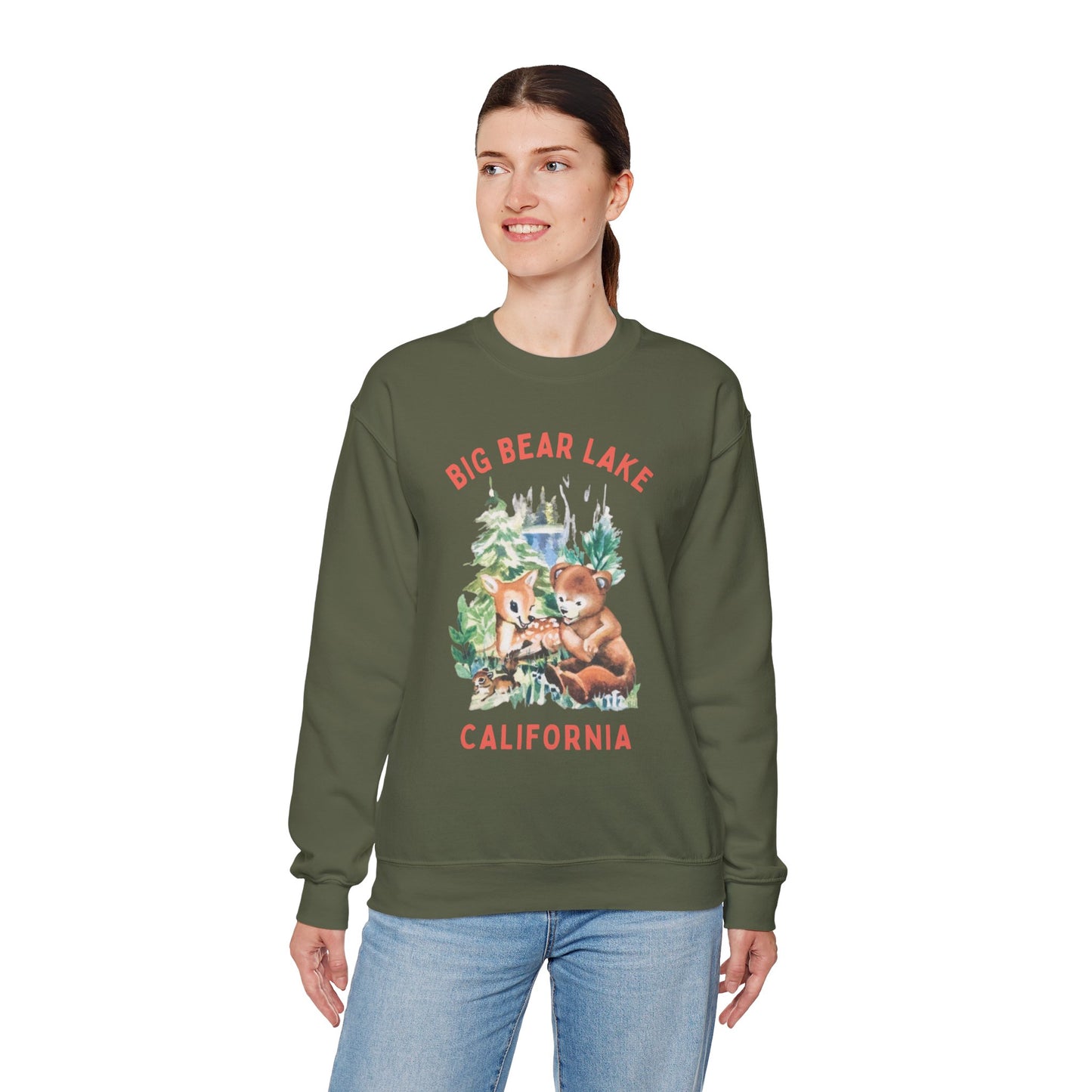 Big Bear Lake Unisex Heavy Blend™ Crewneck Sweatshirt