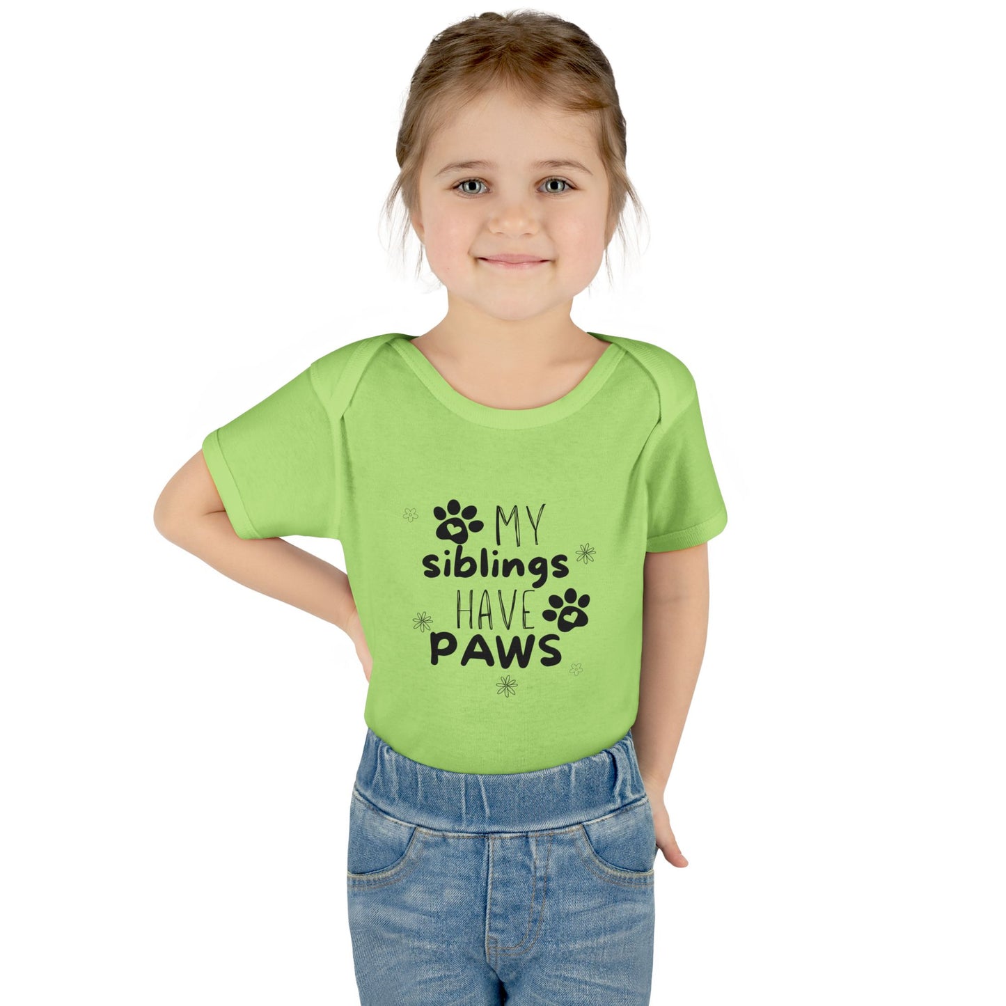 My siblings have paws Bodysuit, Cute Infant Onesie, Pet Lovers Baby Outfit, Baby Shower Gift, Adorable Newborn Clothes