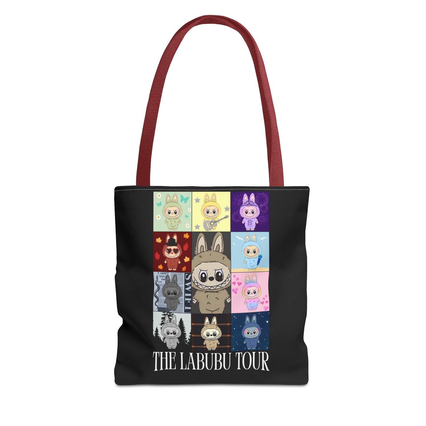 Cute Character Tour Tote Bag | Swiftie Gift | Cartoon Style, Anime Accessories, Gift for Kids, Everyday Use, Eco-Friendly Shopping