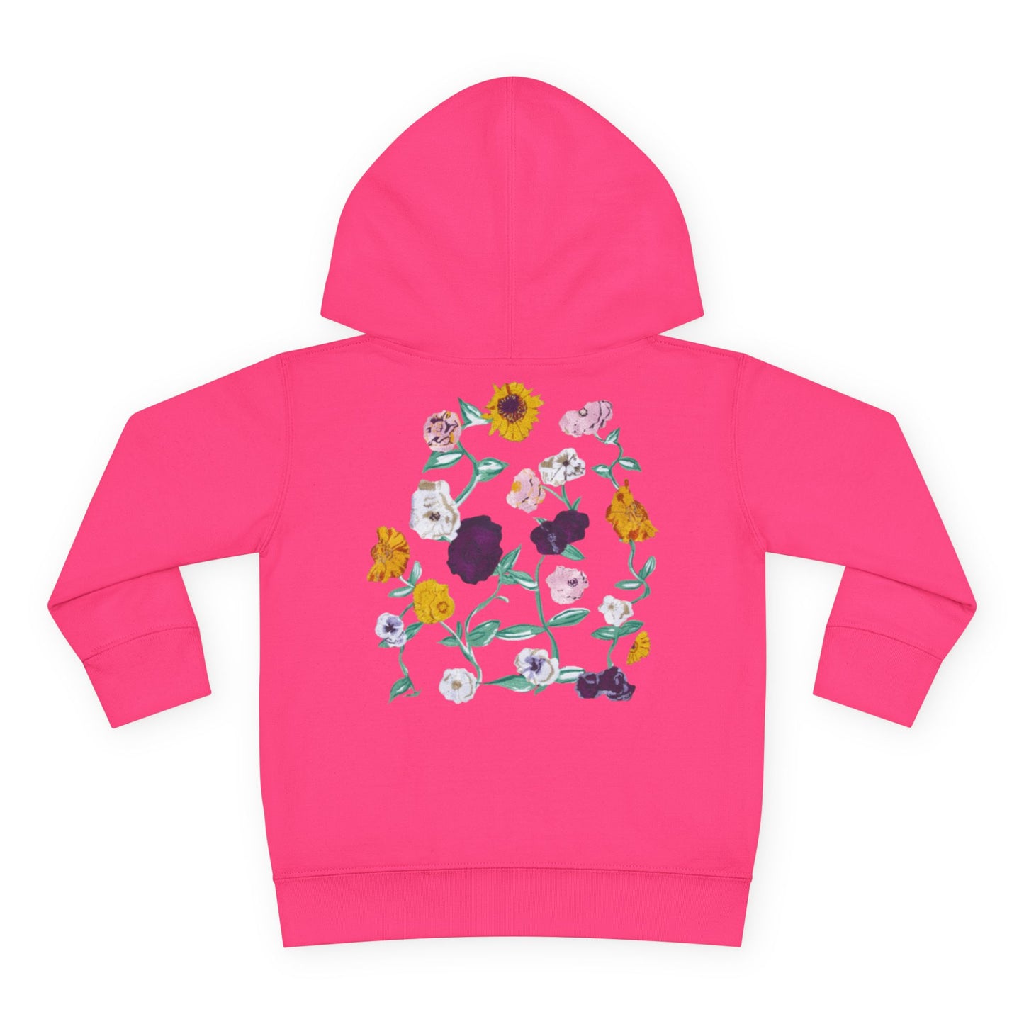 Surprise Song Piano Flowers - Toddler Pullover Fleece Hoodie