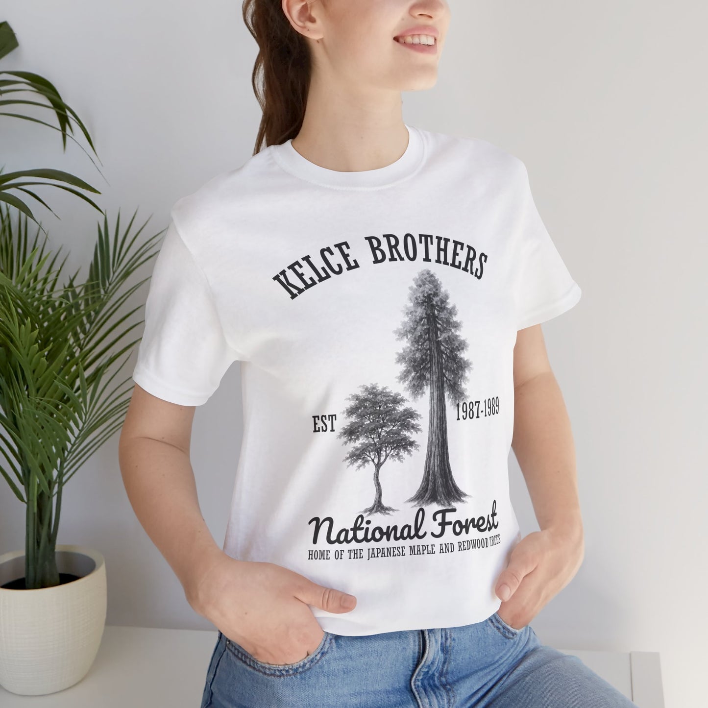Kelce Brothers National Forest Tee - Unisex Jersey Short Sleeve T-Shirt