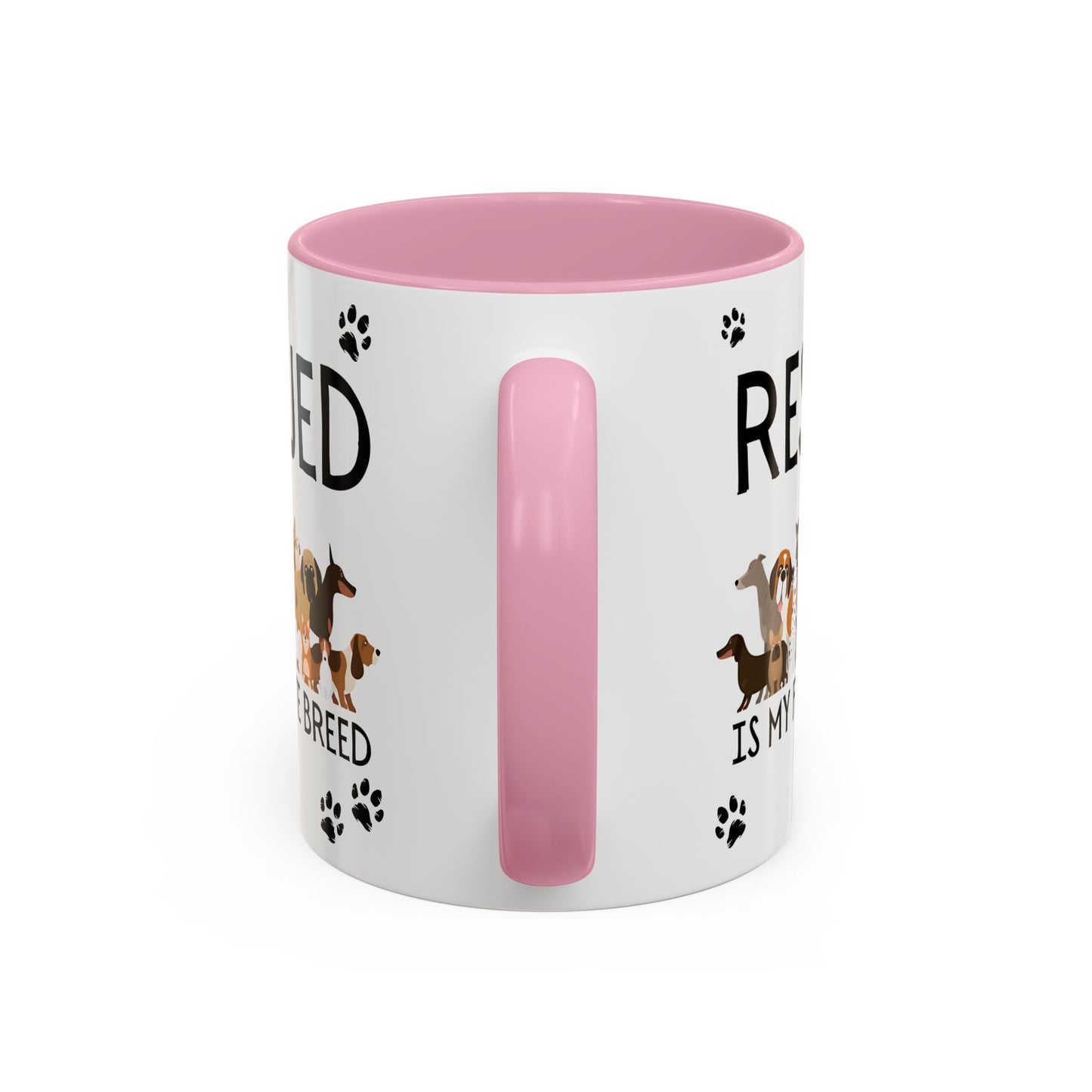 Colorful Dog Rescue Mugs - Perfect for Pet Lovers, Gift for Animal Advocates, 11oz