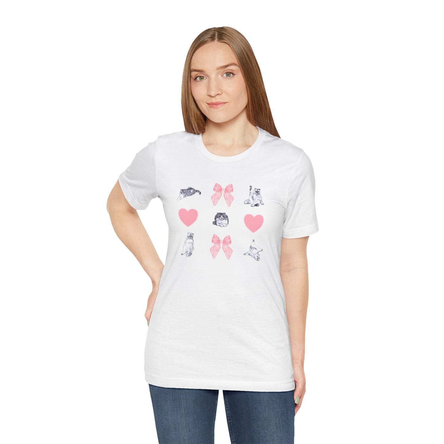 coquette cats - Unisex Jersey Short Sleeve Tee