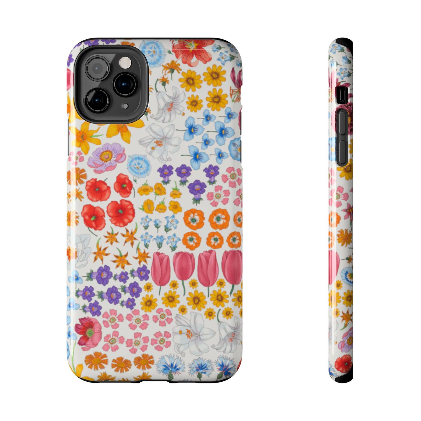 Vibrant Floral Tough Phone Case "Flora"- Durable Protection for Your Device