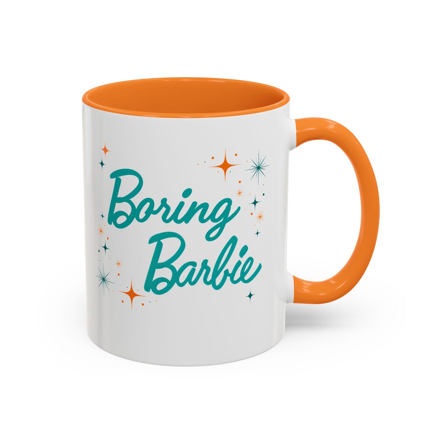 Colorful Boring B Mug - Fun Ceramic Cup, Unique Gift for Her, Retro Vibe Coffee Mug, Birthday or Celebration Mug, Quirky Drinkware