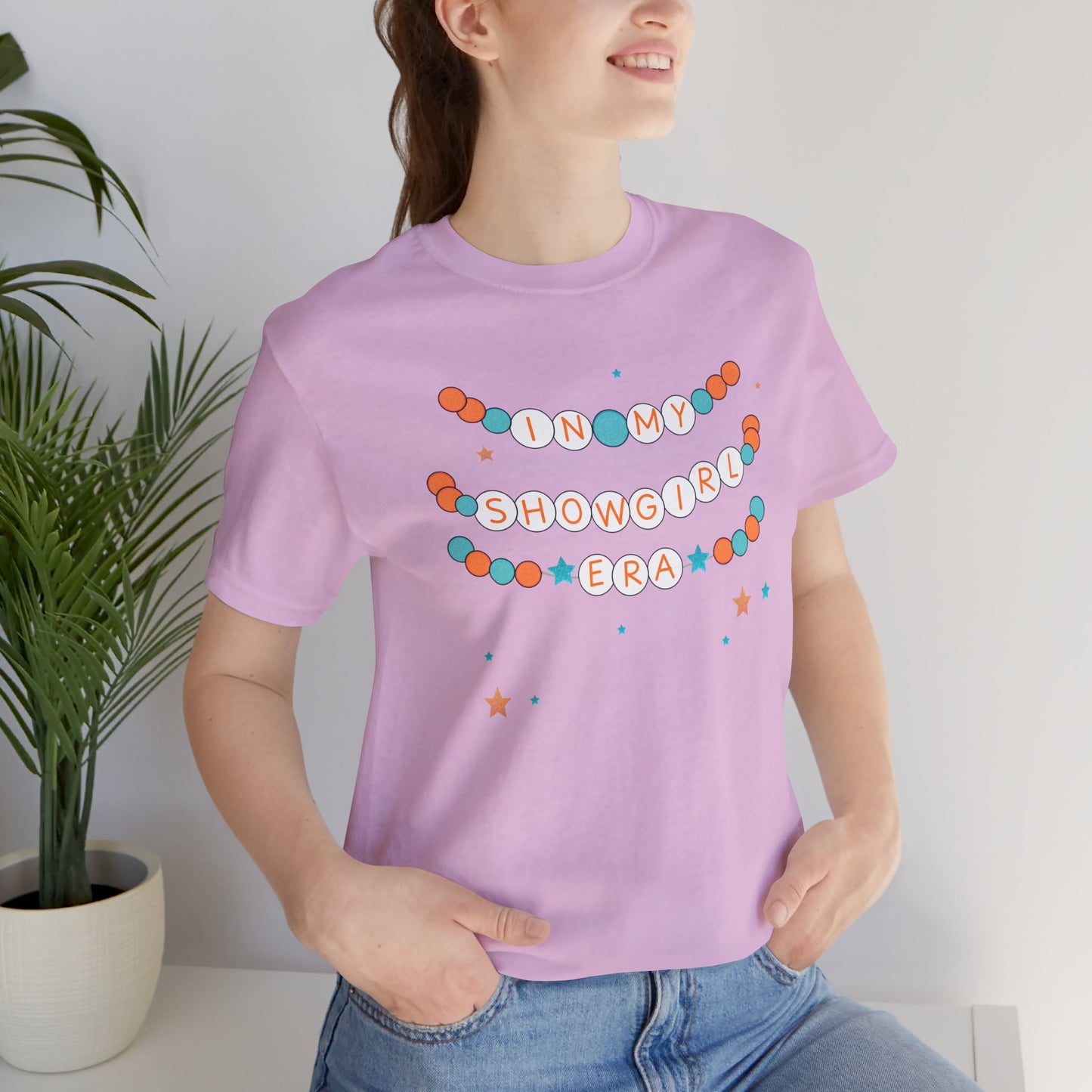 Showgirl Friendship Bracelets Tee, Fun Graphic T-Shirt, Casual Summer Top, Festival Wear, Birthday Gift, Unique Party Outfit