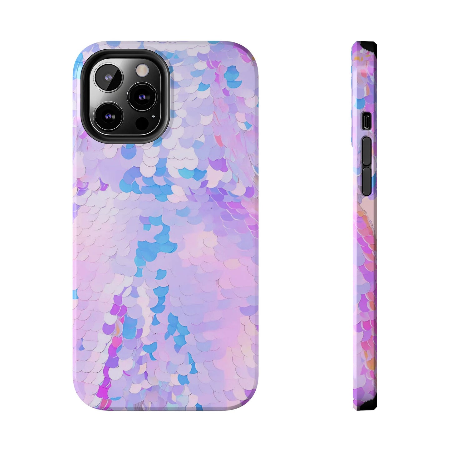 Colorful Sequin Romper Tough Phone Case - Stylish Protection for Your Device