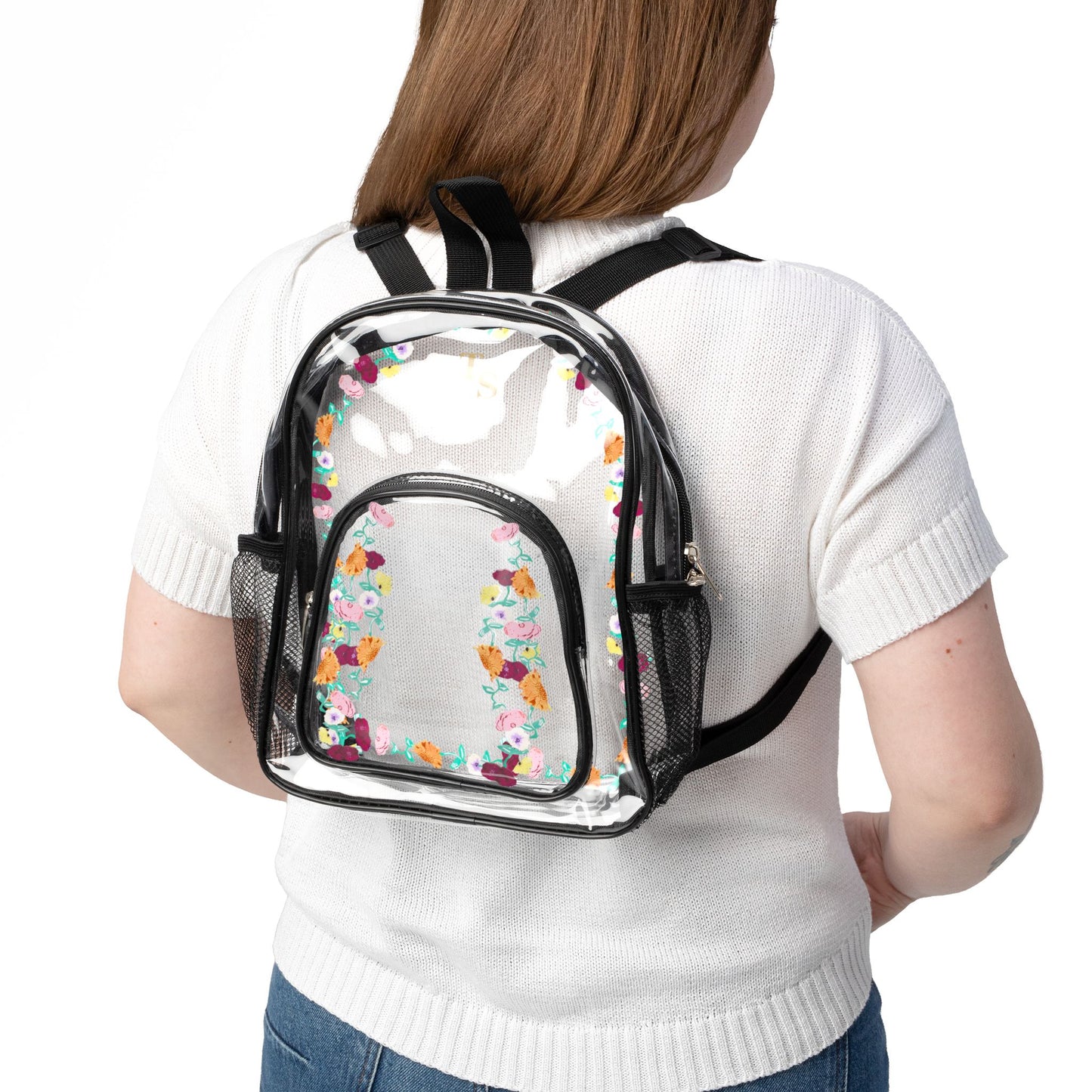 Acoustic Piano Clear Stadium Mini Backpack – See-Through Game Day Bag