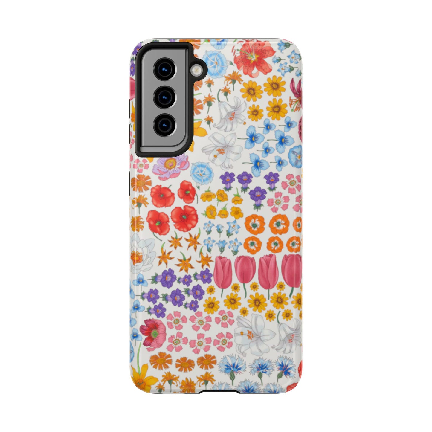 Vibrant Floral Tough Phone Case "Flora"- Durable Protection for Your Device