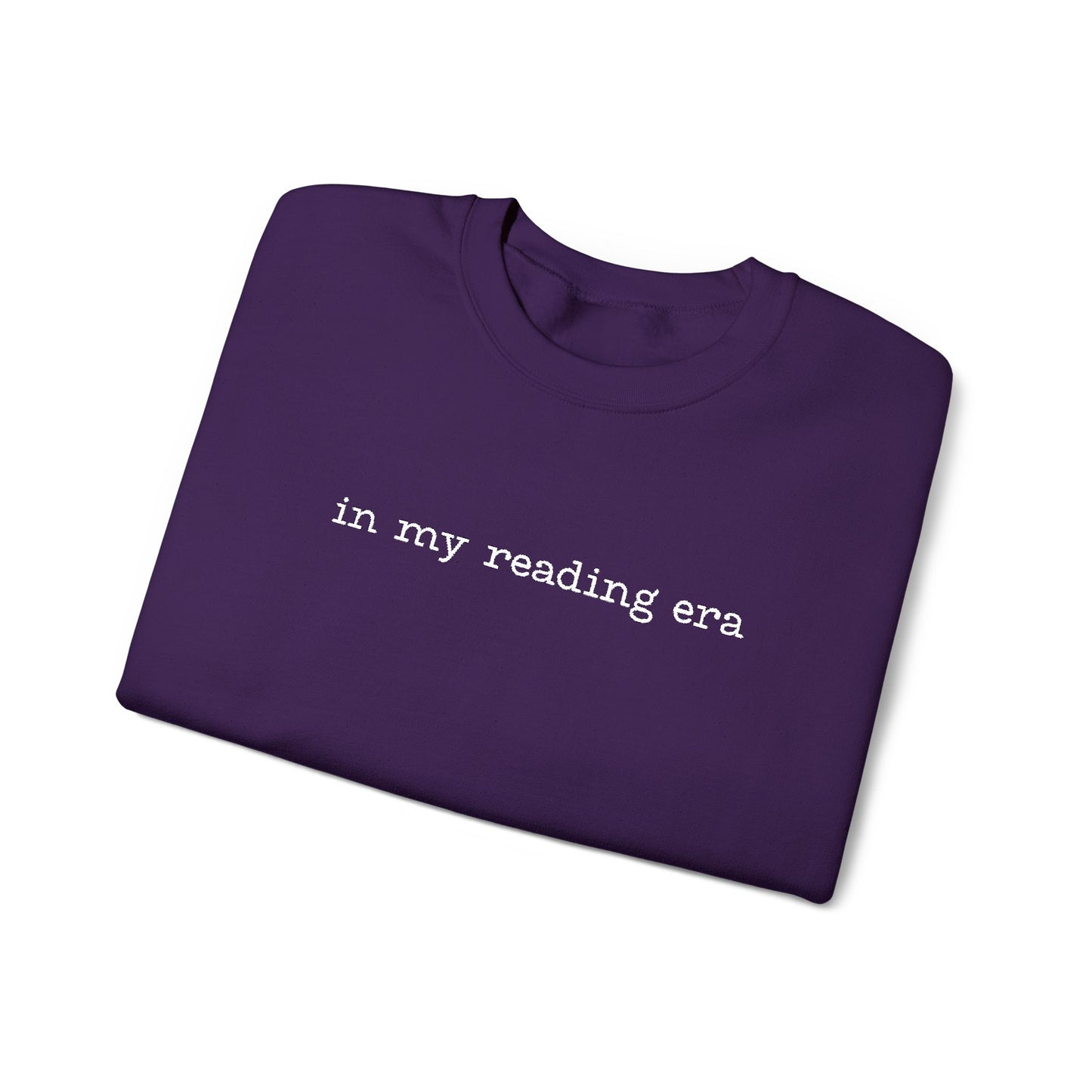 'In My Reading Area' Crewneck Sweatshirt – Cozy Literary Sweatshirt for Book Lovers