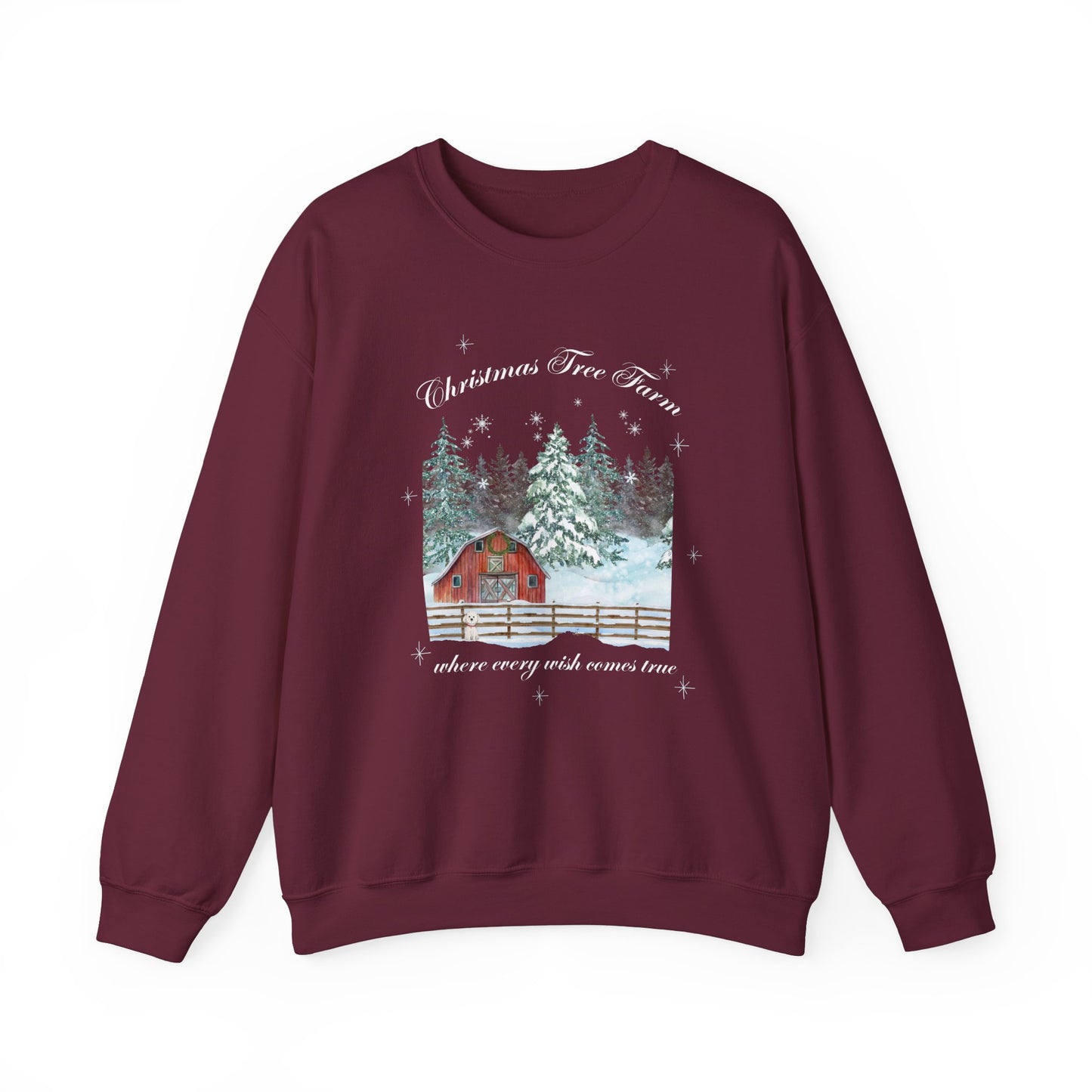 Tree Farm Wishes - Unisex Heavy Blend™ Crewneck Sweatshirt