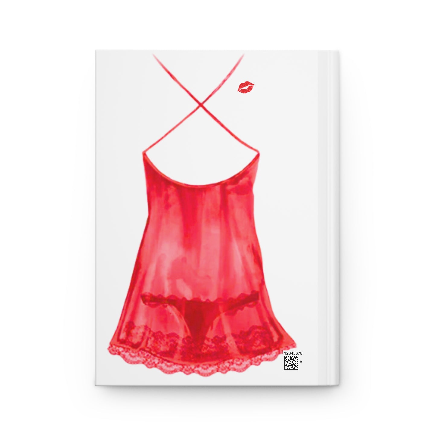 red lingerie - Hardcover Journal Matte