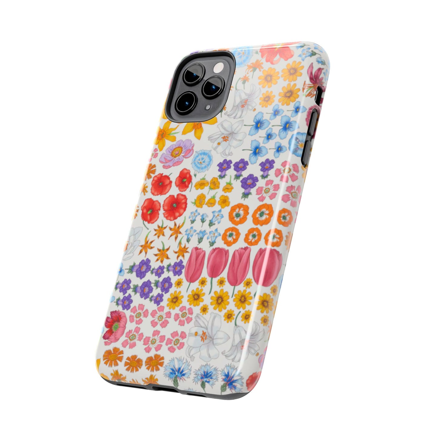 Vibrant Floral Tough Phone Case "Flora"- Durable Protection for Your Device