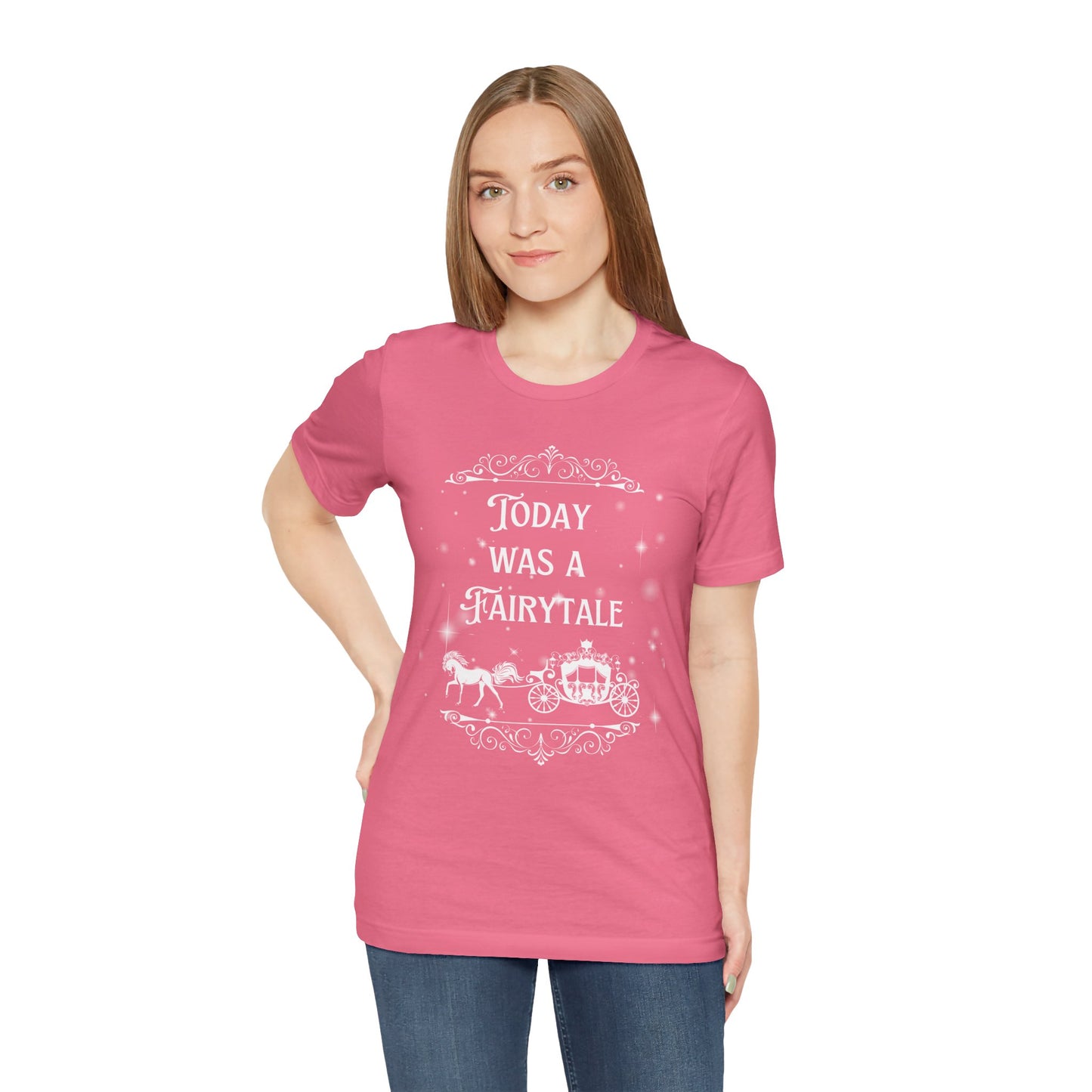 Fairytale Bride Short Sleeve Tee - Today Was a Fairytale (Front and Back!)