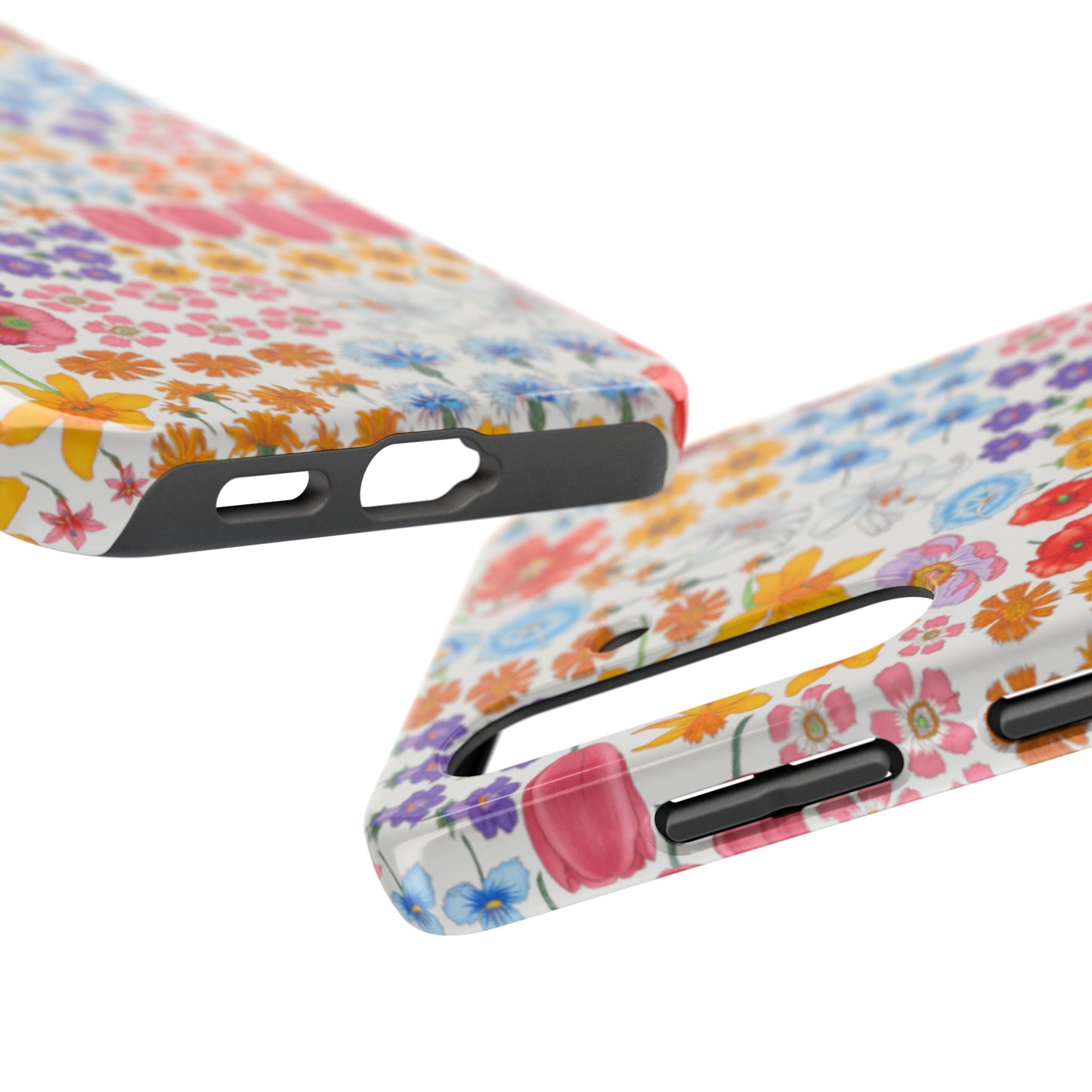 Vibrant Floral Tough Phone Case "Flora"- Durable Protection for Your Device