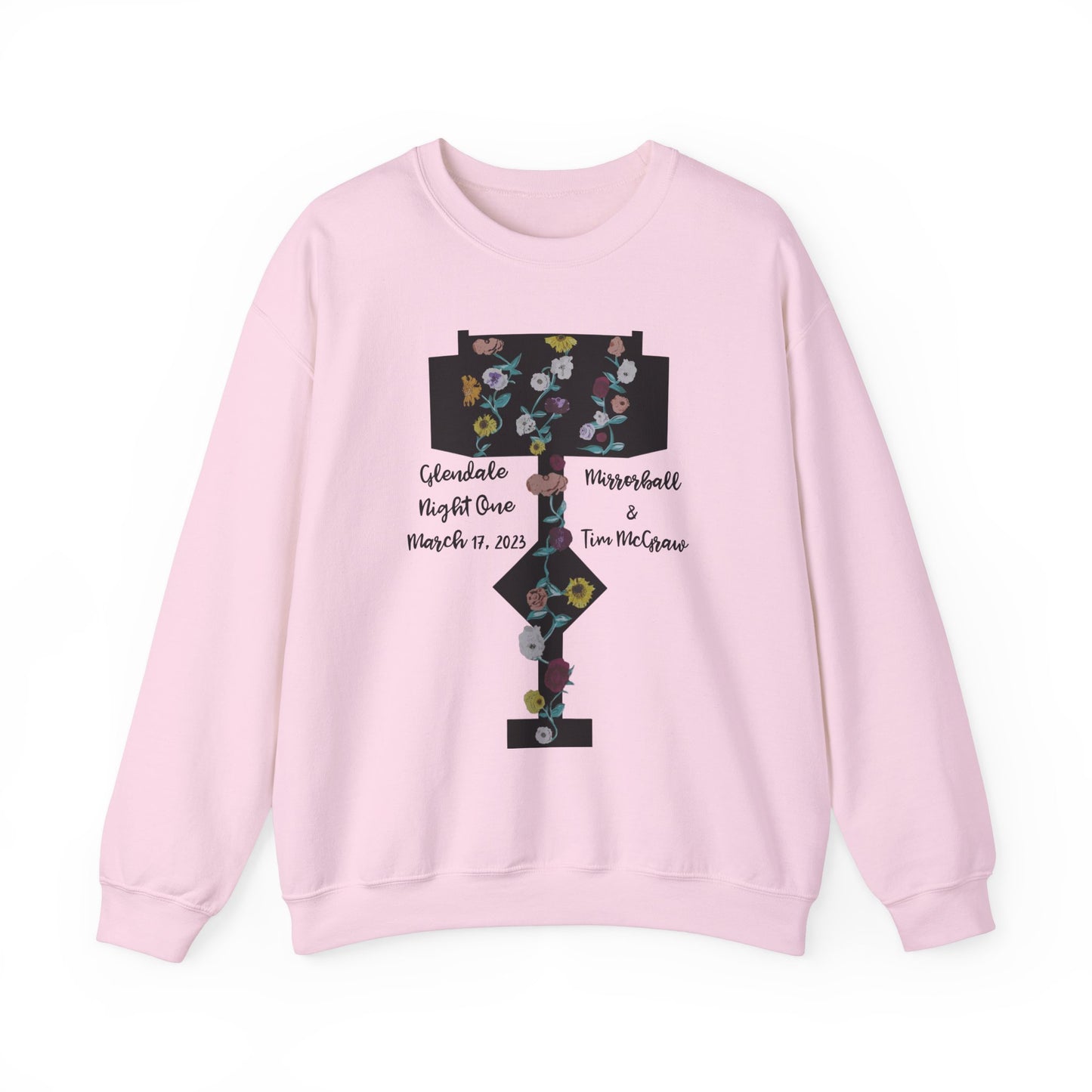 Custom Dates and Surprise Songs - Stage Flowers - Long Live - Unisex Heavy Blend™ Crewneck Sweatshirt