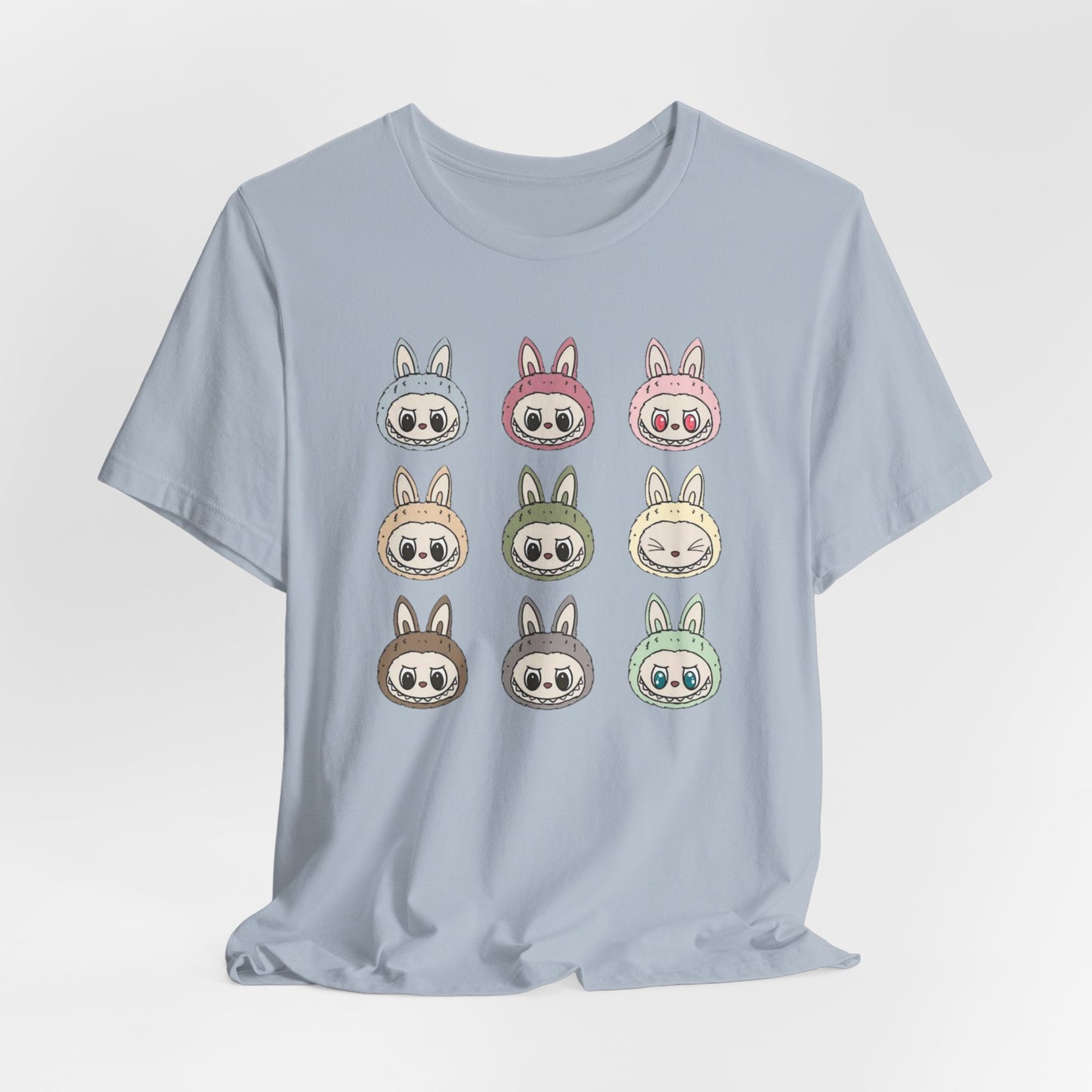 Character Faces Unisex Bella Canvas Tee, Graphic T-Shirt, Spring Fashion, Gift for Animal Lovers, Casual Wear