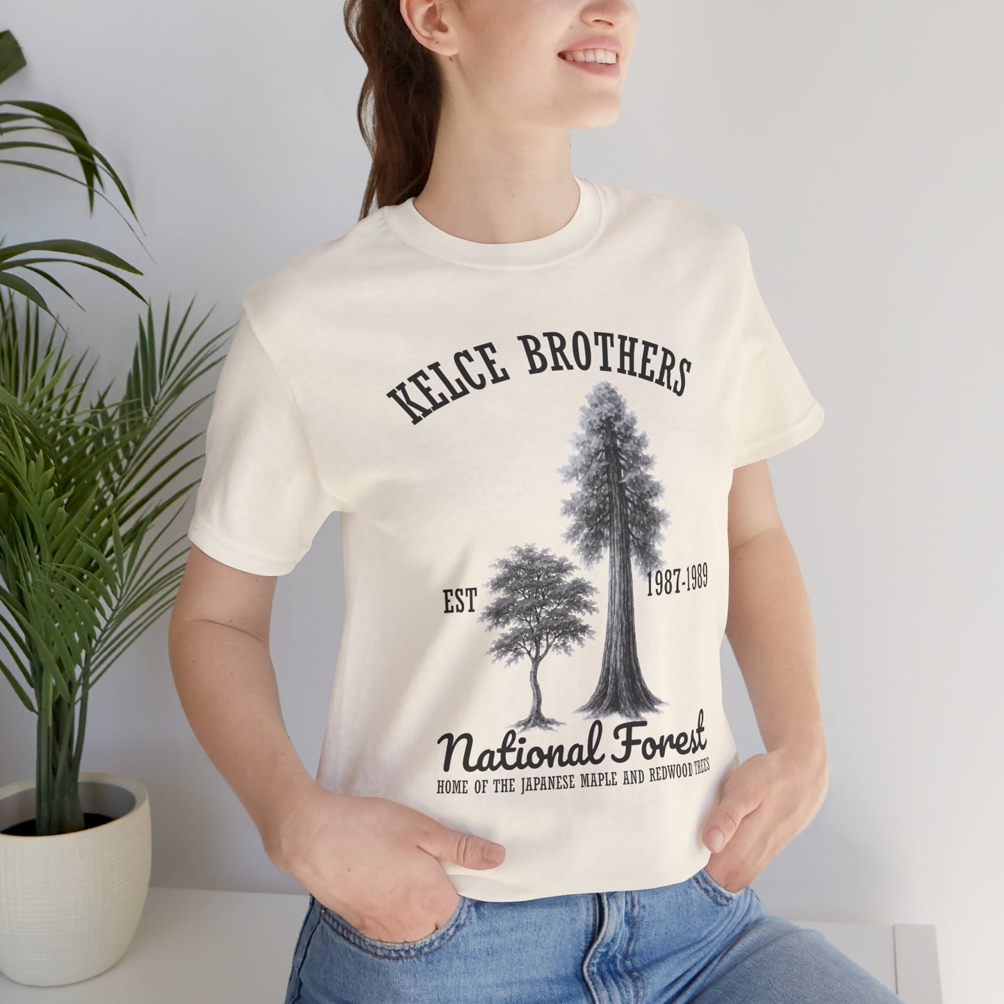 Kelce Brothers National Forest Tee - Unisex Jersey Short Sleeve T-Shirt