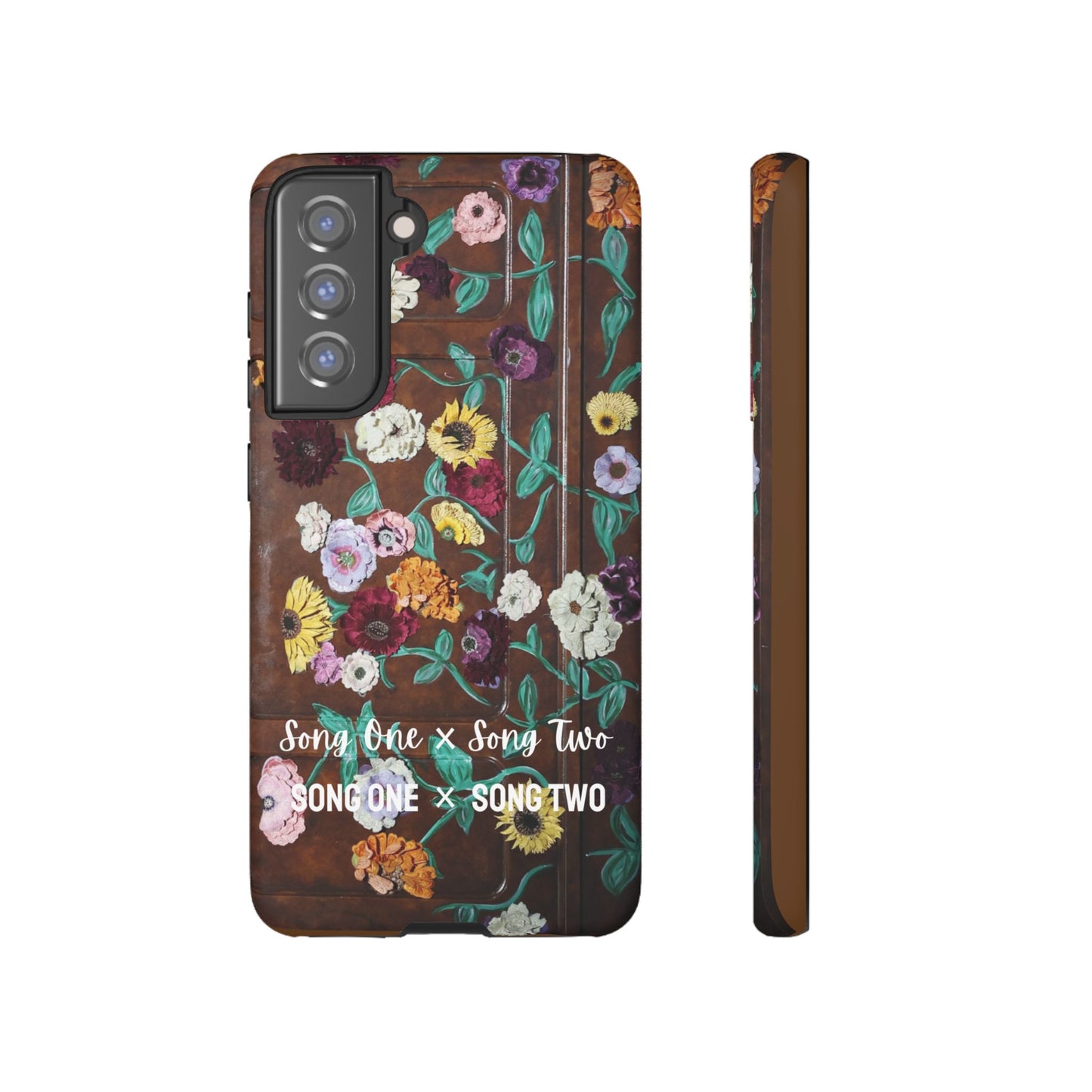 CUSTOMIZABLE with Surprise Song Titles - Surprise Song Floral Piano - Tough Cases