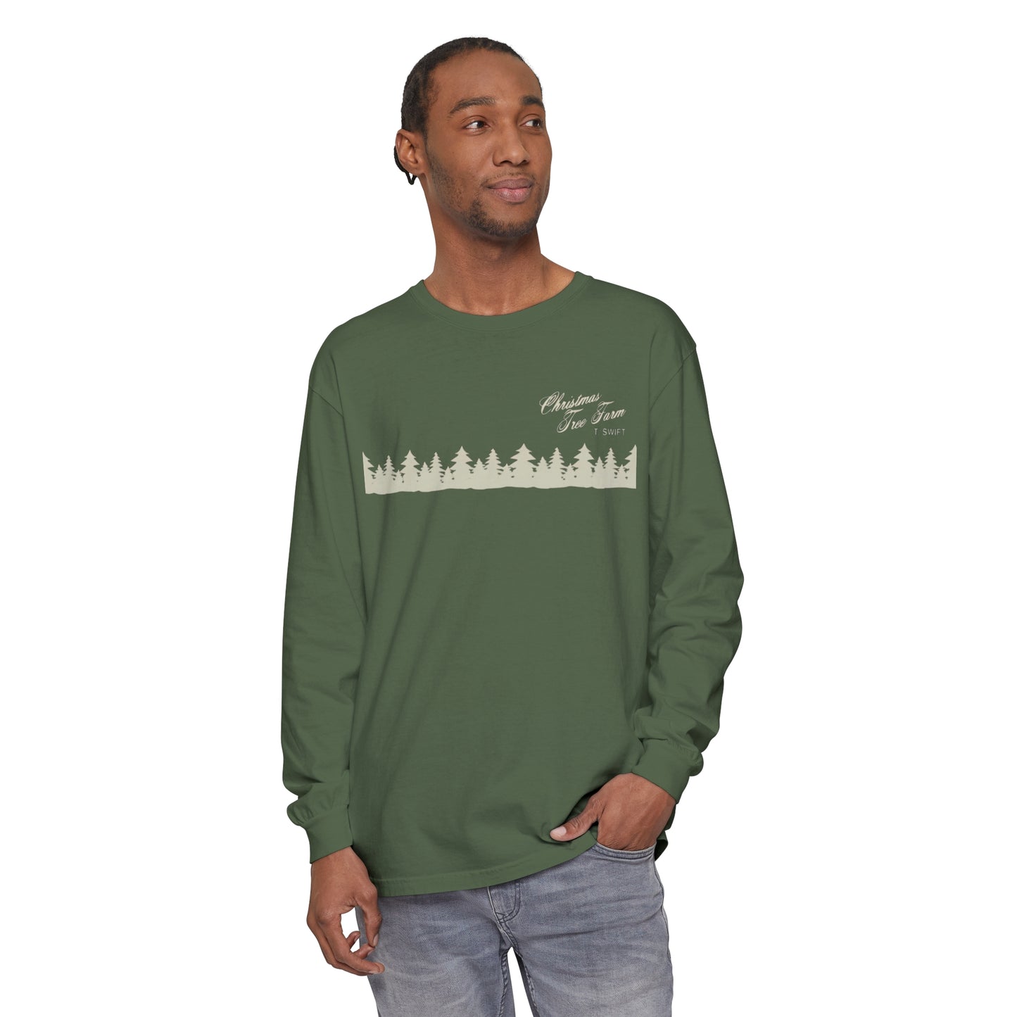 tree farm Unisex Comfort Colors Long Sleeve T-Shirt