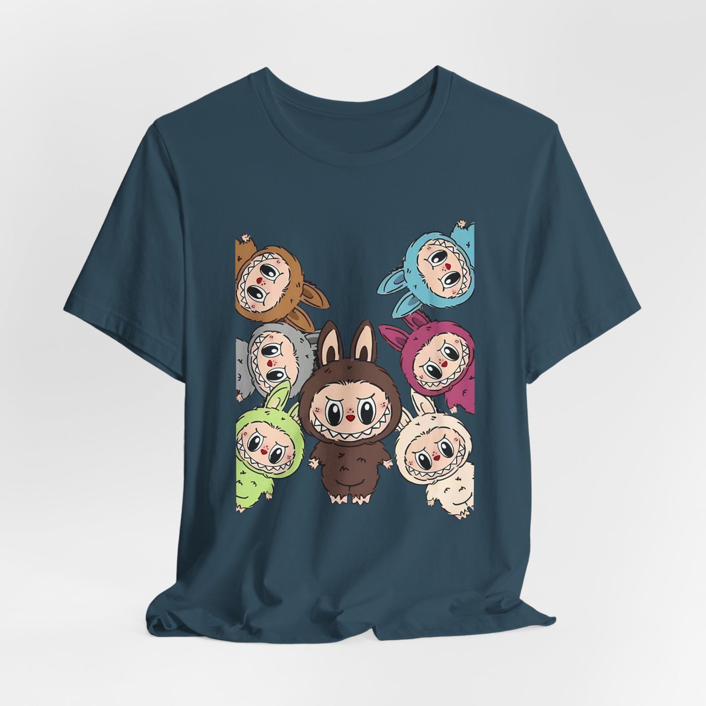 Cute Character Tee, Unisex Graphic T-Shirt, Fun Casual Wear, Trendy Tee, Playful Everyday Outfit