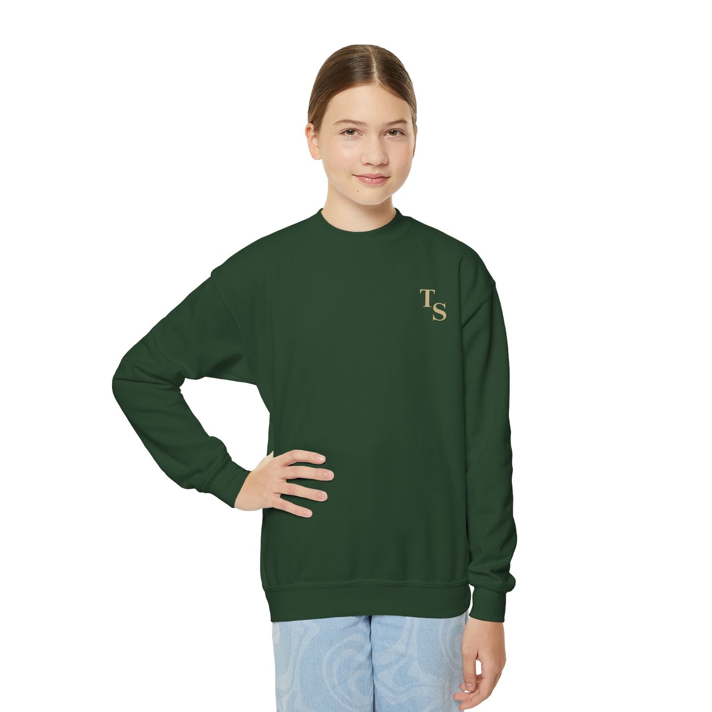 Surprise Song Piano Flowers - Youth Crewneck Sweatshirt