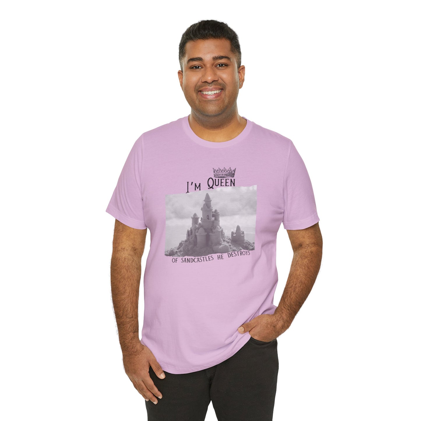 Queen of sandcastles he destroys -  Bella Canvas Unisex Tee, Perfect Gift for Swifties, Trendy Summer Wear, Soft Cotton T-Shirt, Positive Vibe Apparel