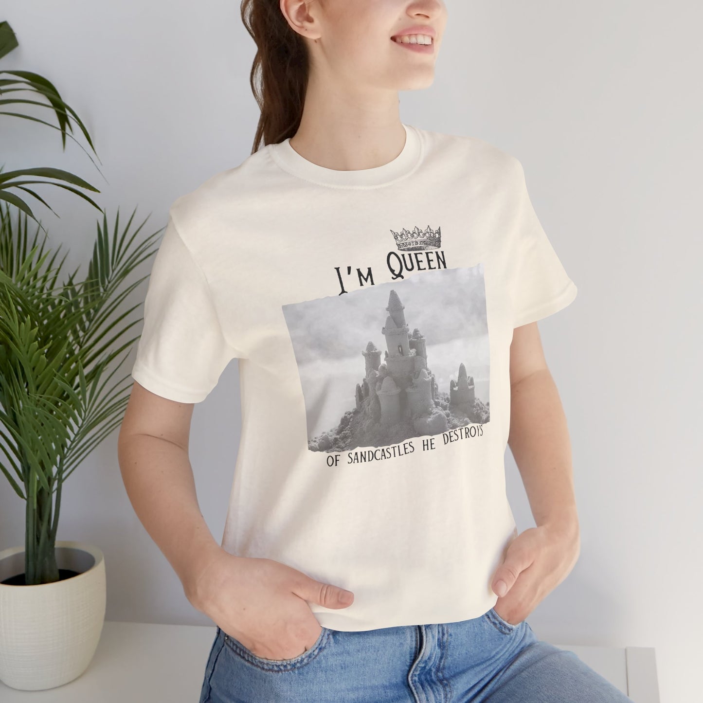 Queen of sandcastles he destroys -  Bella Canvas Unisex Tee, Perfect Gift for Swifties, Trendy Summer Wear, Soft Cotton T-Shirt, Positive Vibe Apparel