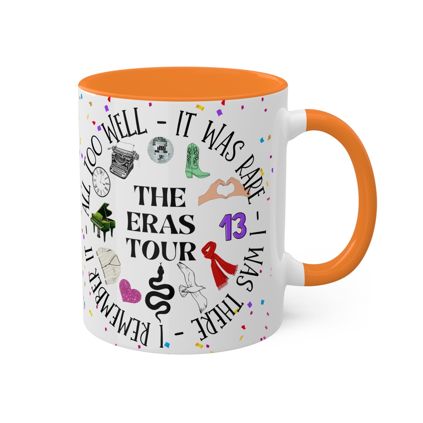 Concert Icons - I remember it all too well - Colorful Mugs, 11oz