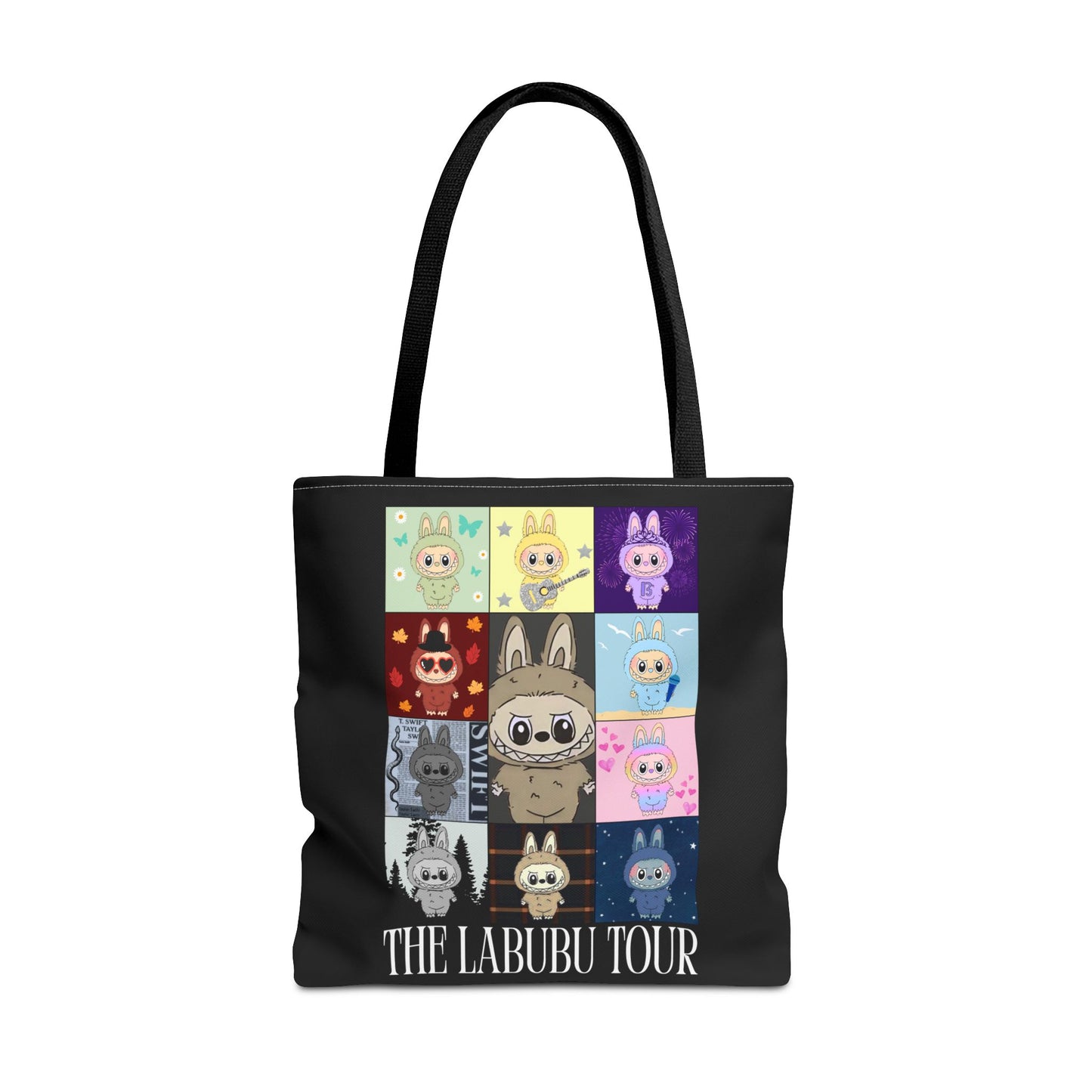 Cute Character Tour Tote Bag | Swiftie Gift | Cartoon Style, Anime Accessories, Gift for Kids, Everyday Use, Eco-Friendly Shopping