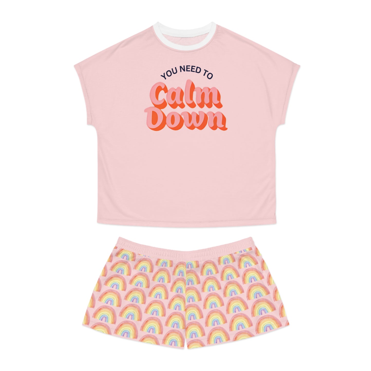 You need to calm down - Lover - Women's Short Pajama Set