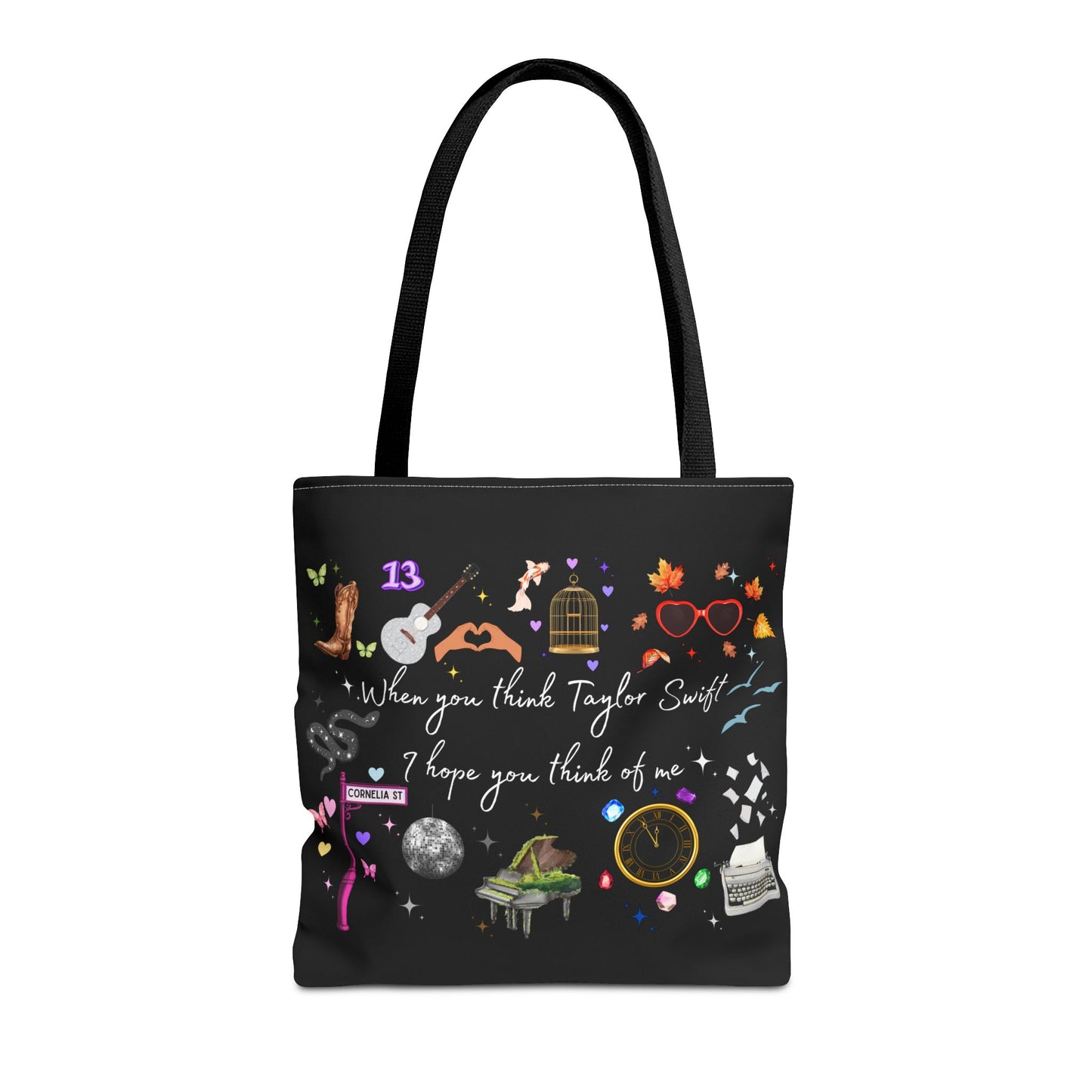 I hope you think of me Tote Bag, Music Lover Gift, Stylish Reusable Bag, Concert Accessory, Fan Merchandise