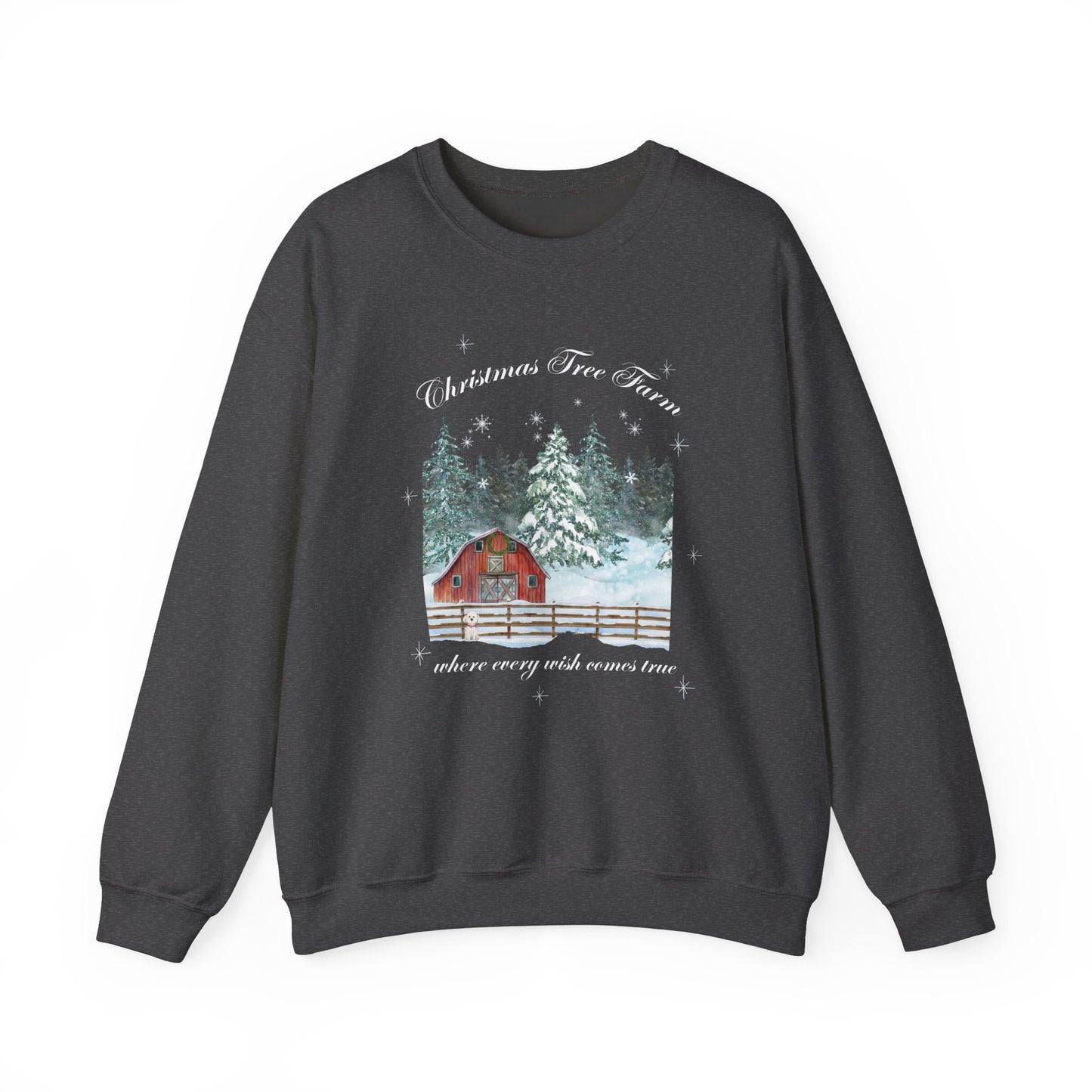 Tree Farm Wishes - Unisex Heavy Blend™ Crewneck Sweatshirt