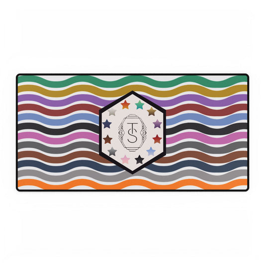 Taypendence Day Wave Desk Mat - Stylish & Functional Office Accessory