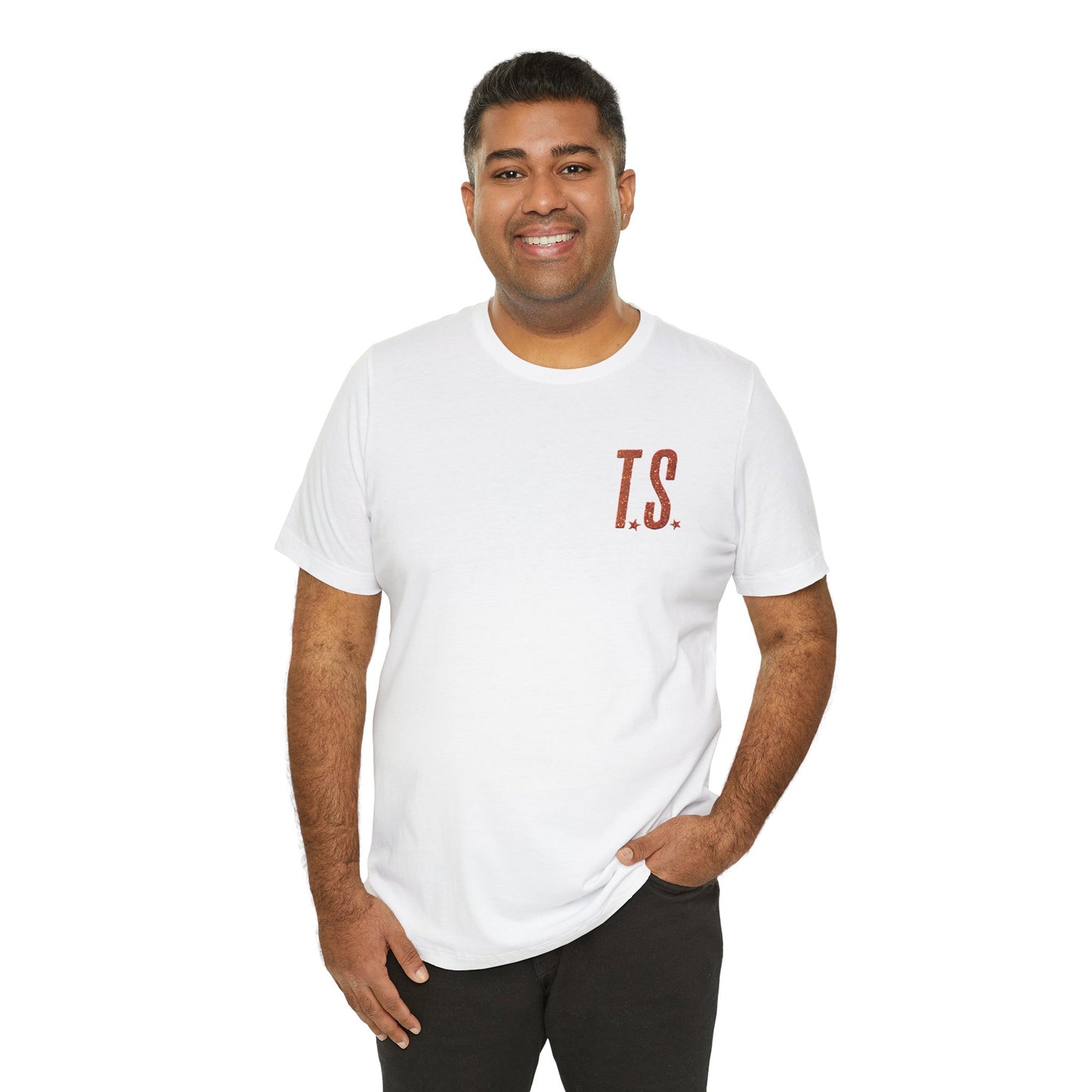 Front and Back Luxury Energy Tee, Everyday Wear, Gift for Friends, Holiday Style, Sports Apparel, Minimalist Fashion