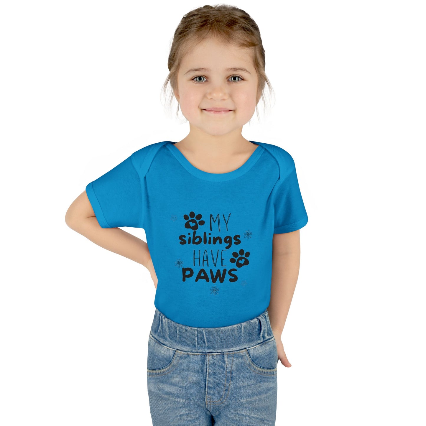 My siblings have paws Bodysuit, Cute Infant Onesie, Pet Lovers Baby Outfit, Baby Shower Gift, Adorable Newborn Clothes