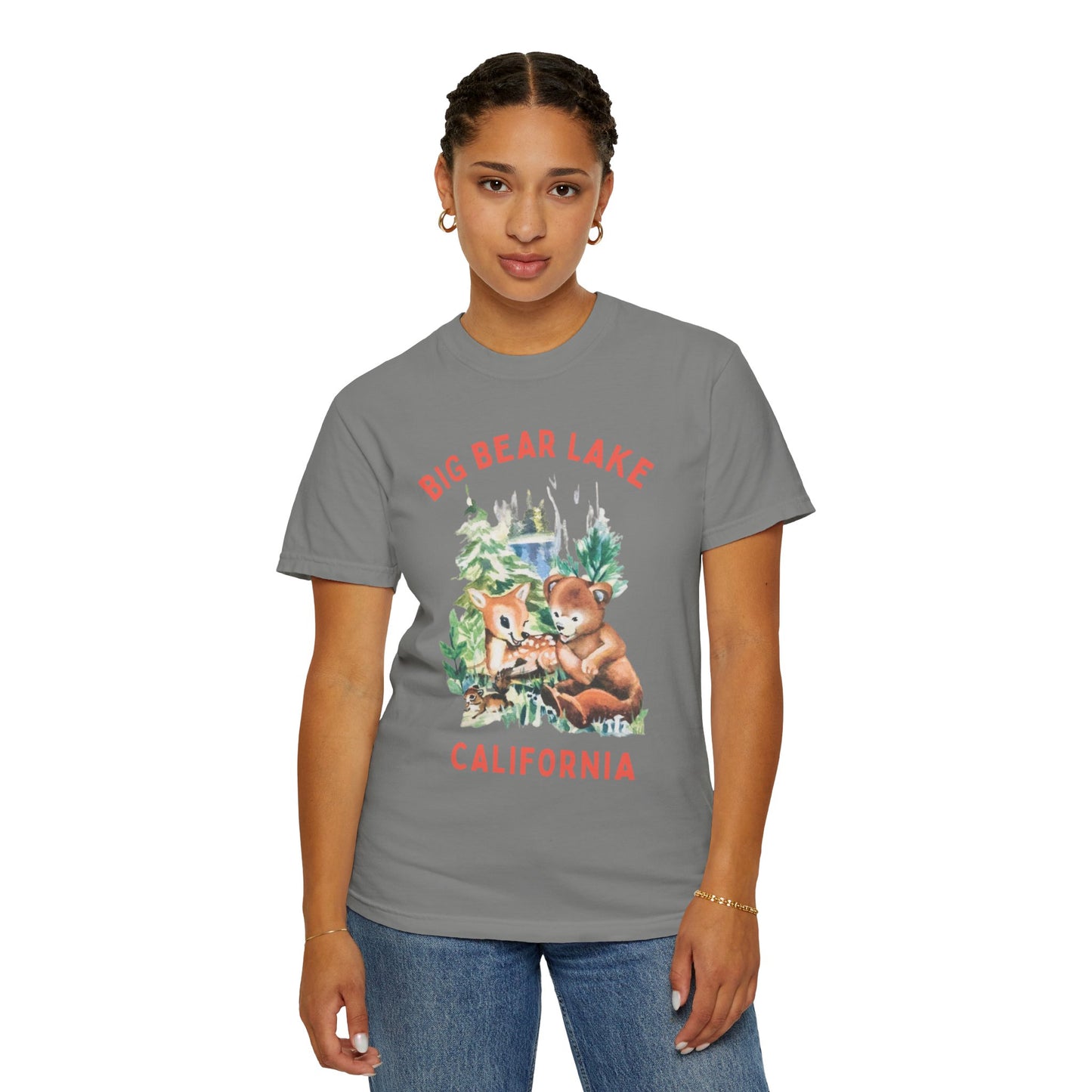 Big Bear Lake Unisex Garment-Dyed T-shirt