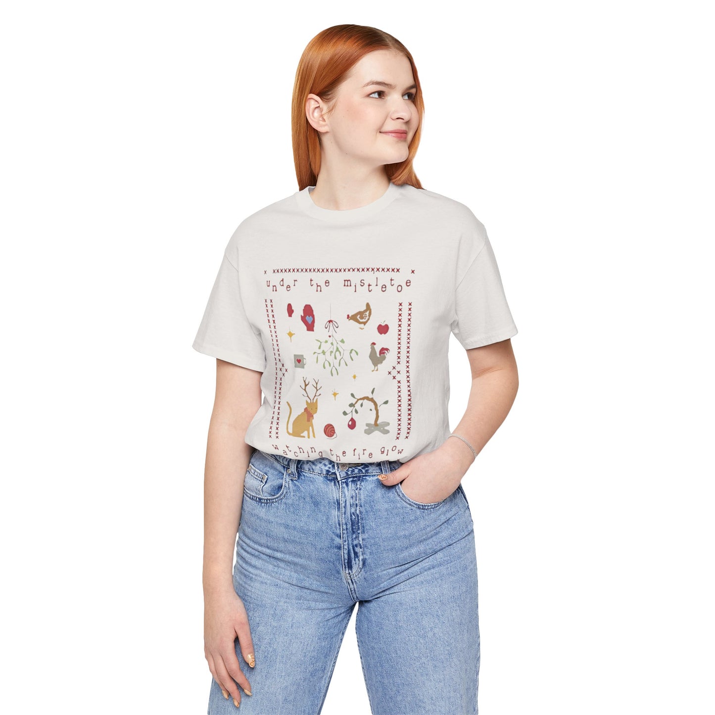 Under the Mistletoe - Unisex Jersey Short Sleeve Tee