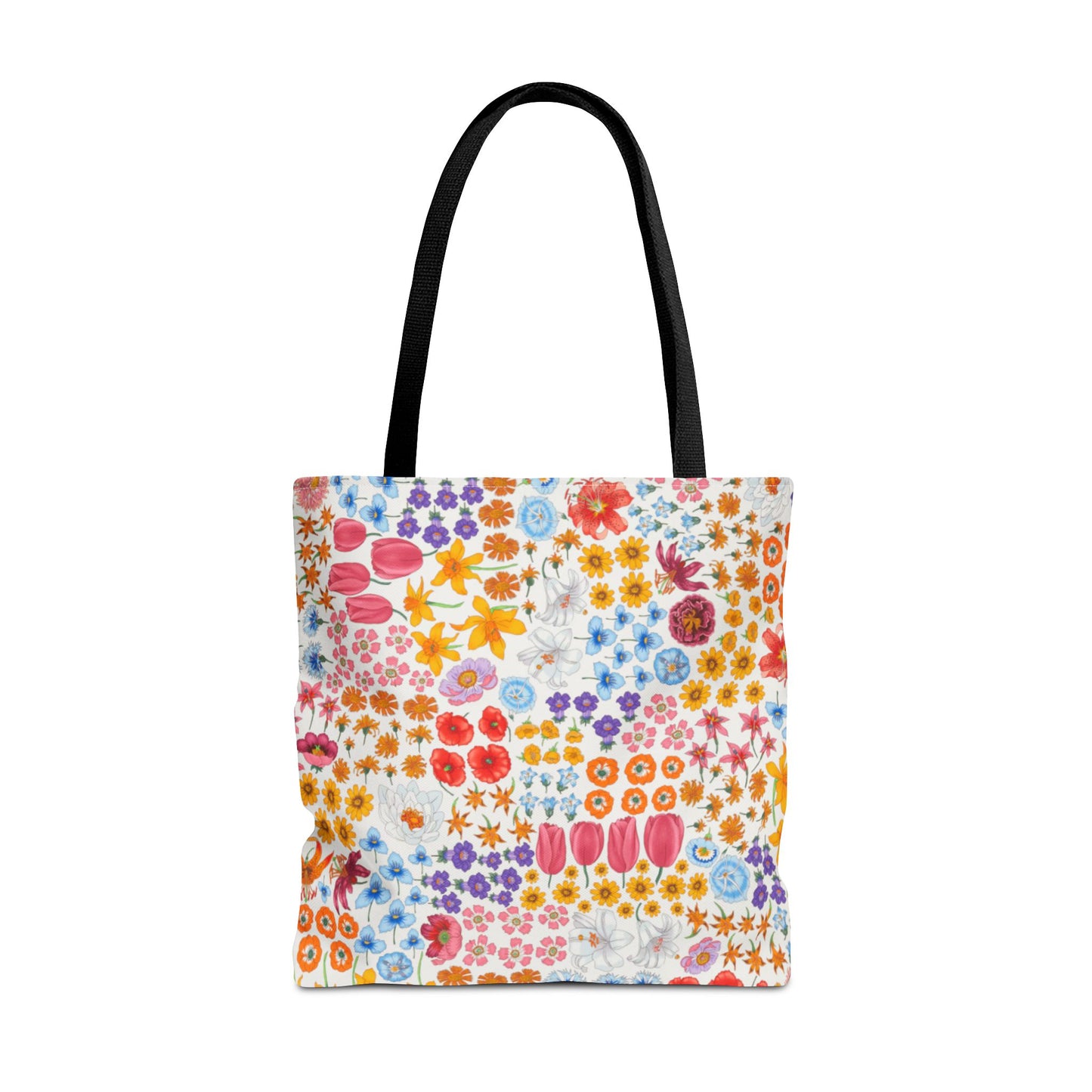 Colorful Floral Tote Bag for Everyday Use "Flora" Design!
