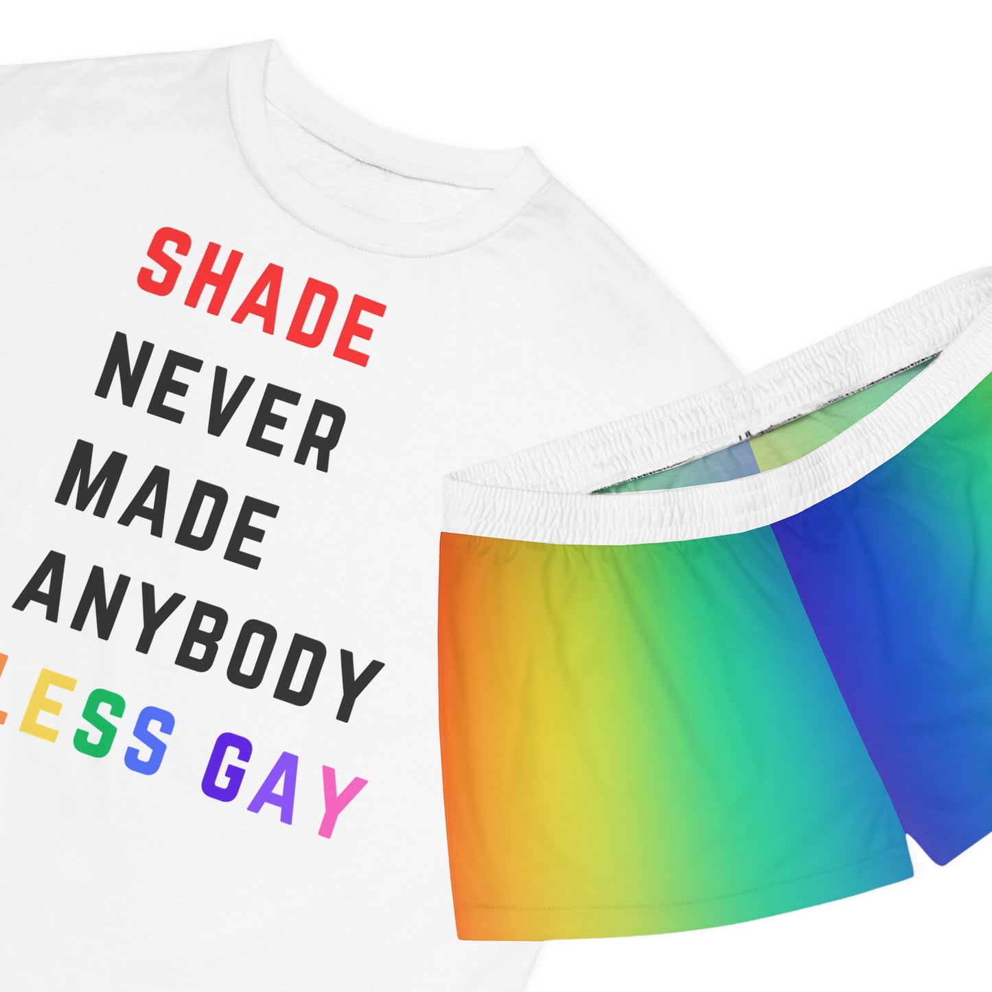 Shade never made anybody less gay - Women's Short Pajama Set