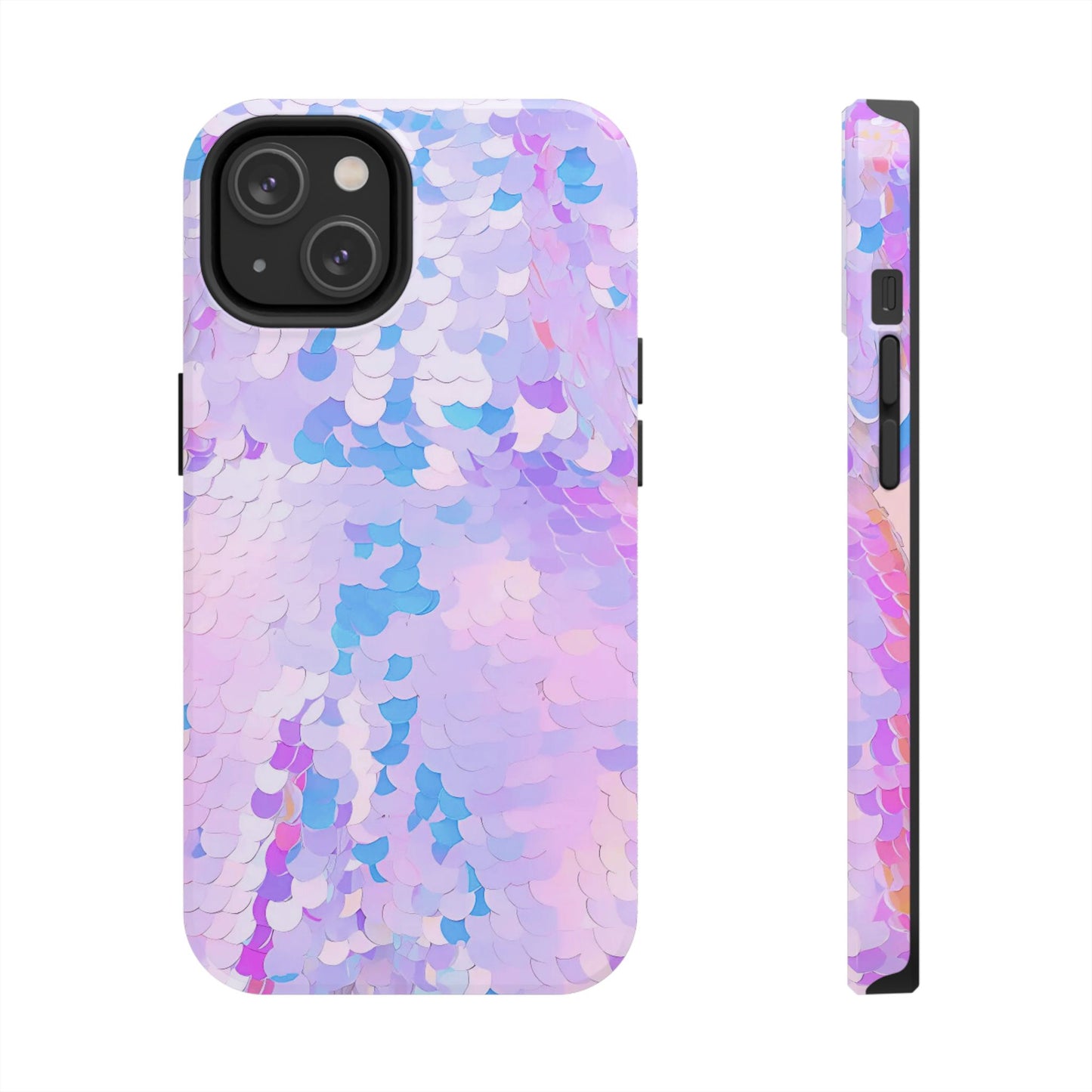 Colorful Sequin Romper Tough Phone Case - Stylish Protection for Your Device