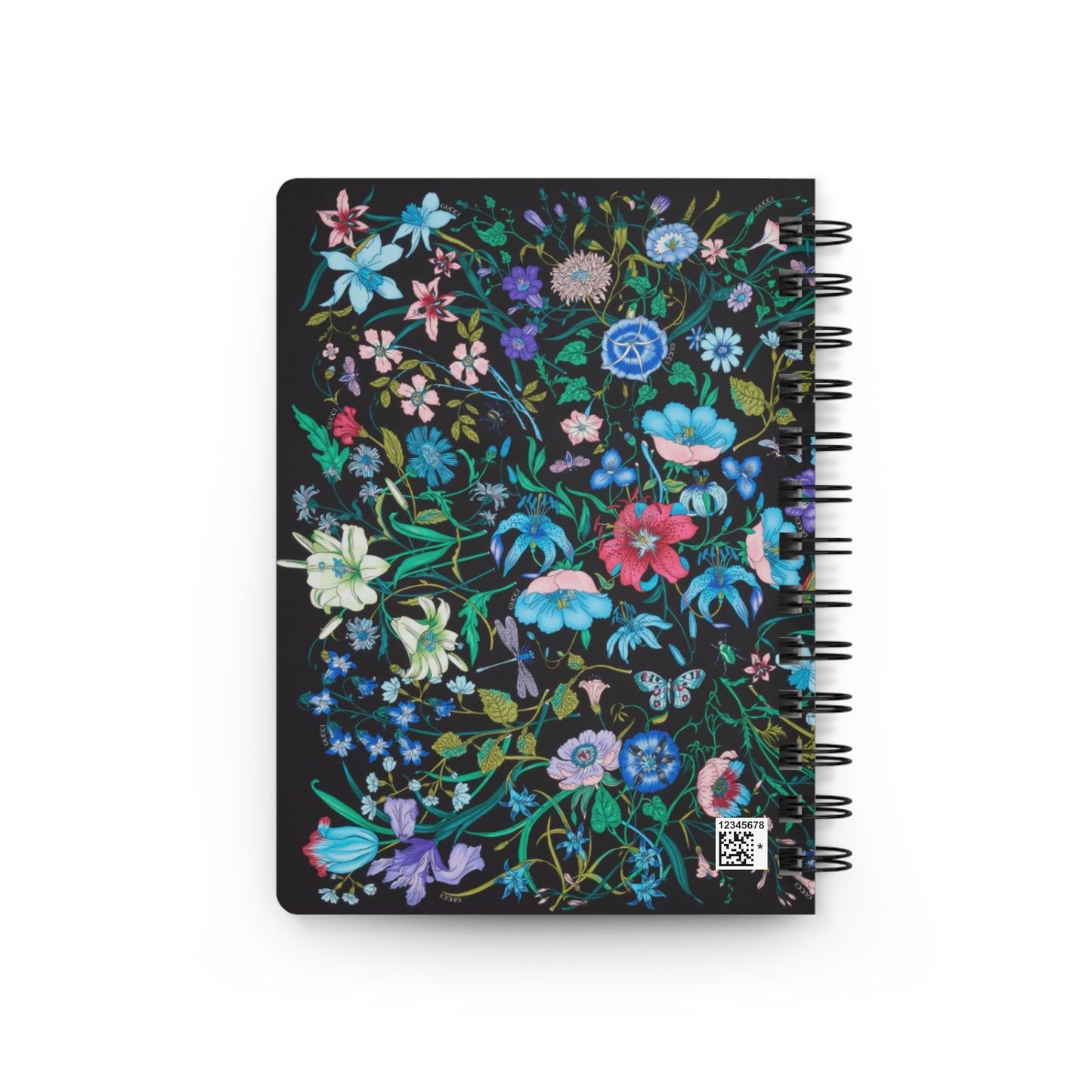 Floral Spiral Bound Journal - Perfect for Note-taking and Memos