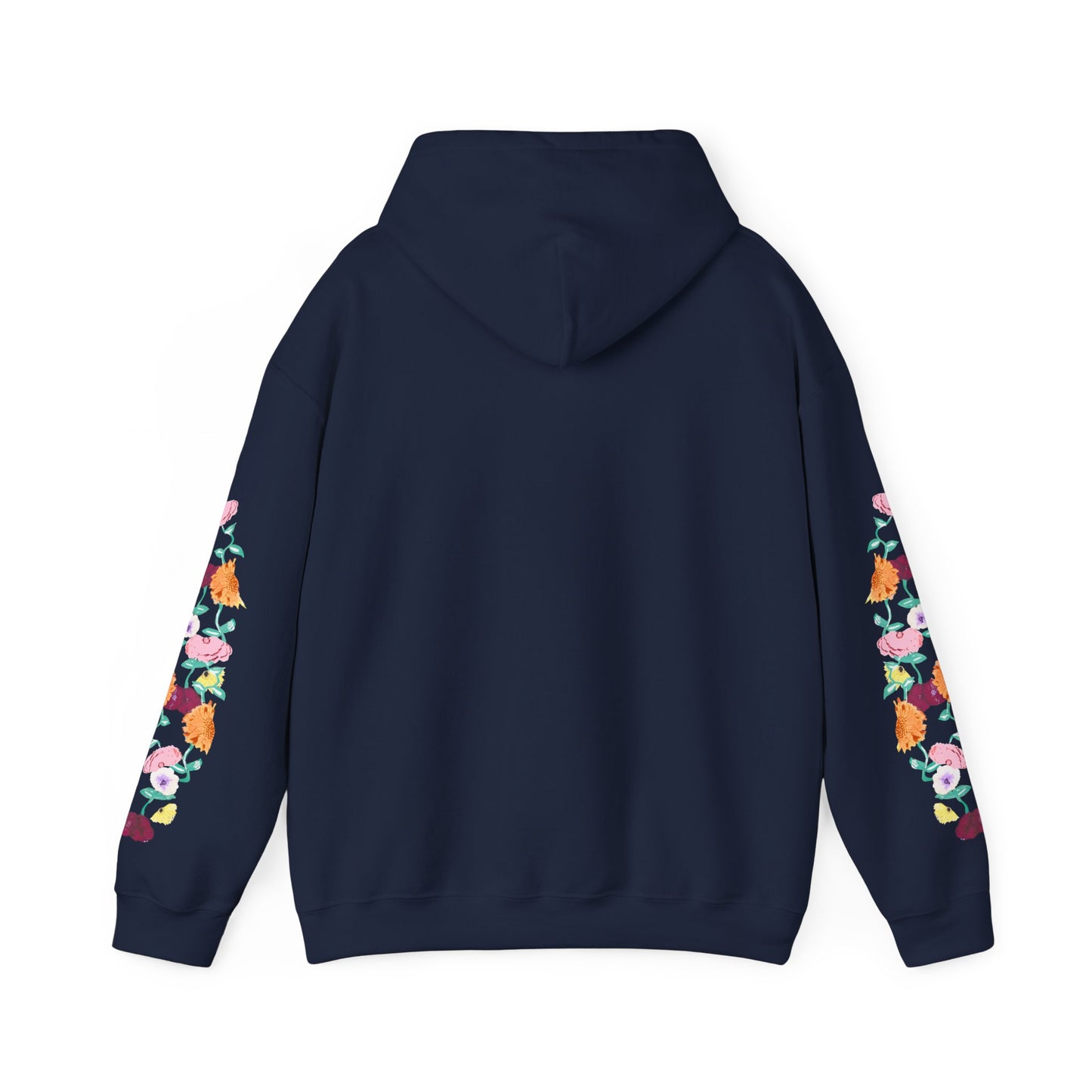 Acoustic Piano Floral Sleeve Hoodie