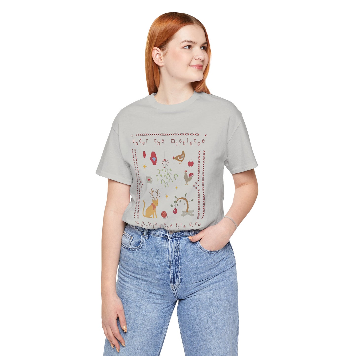 Under the Mistletoe - Unisex Jersey Short Sleeve Tee