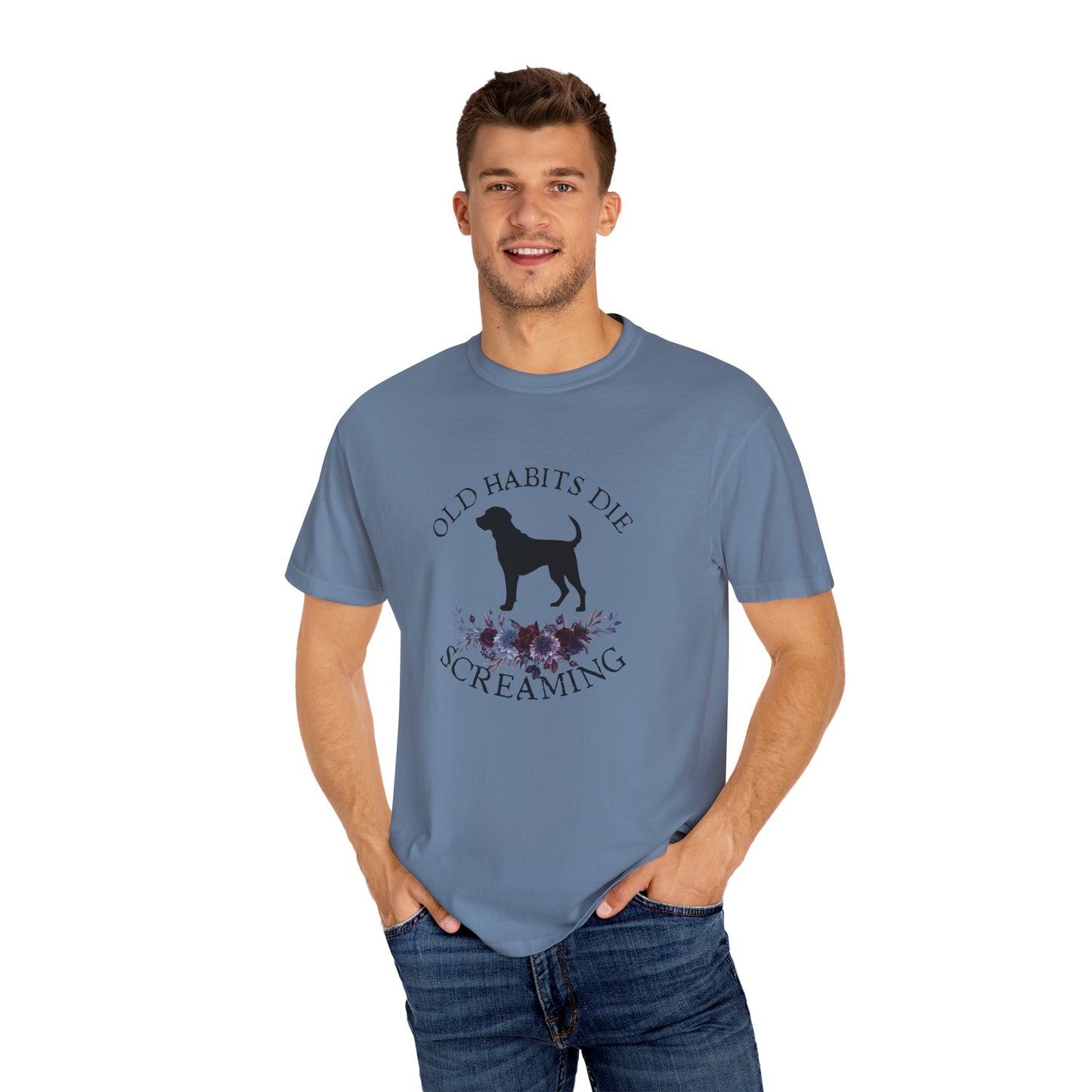 The Black Dog - Old Habits Die Screaming - Comfort Colors Unisex T-shirt