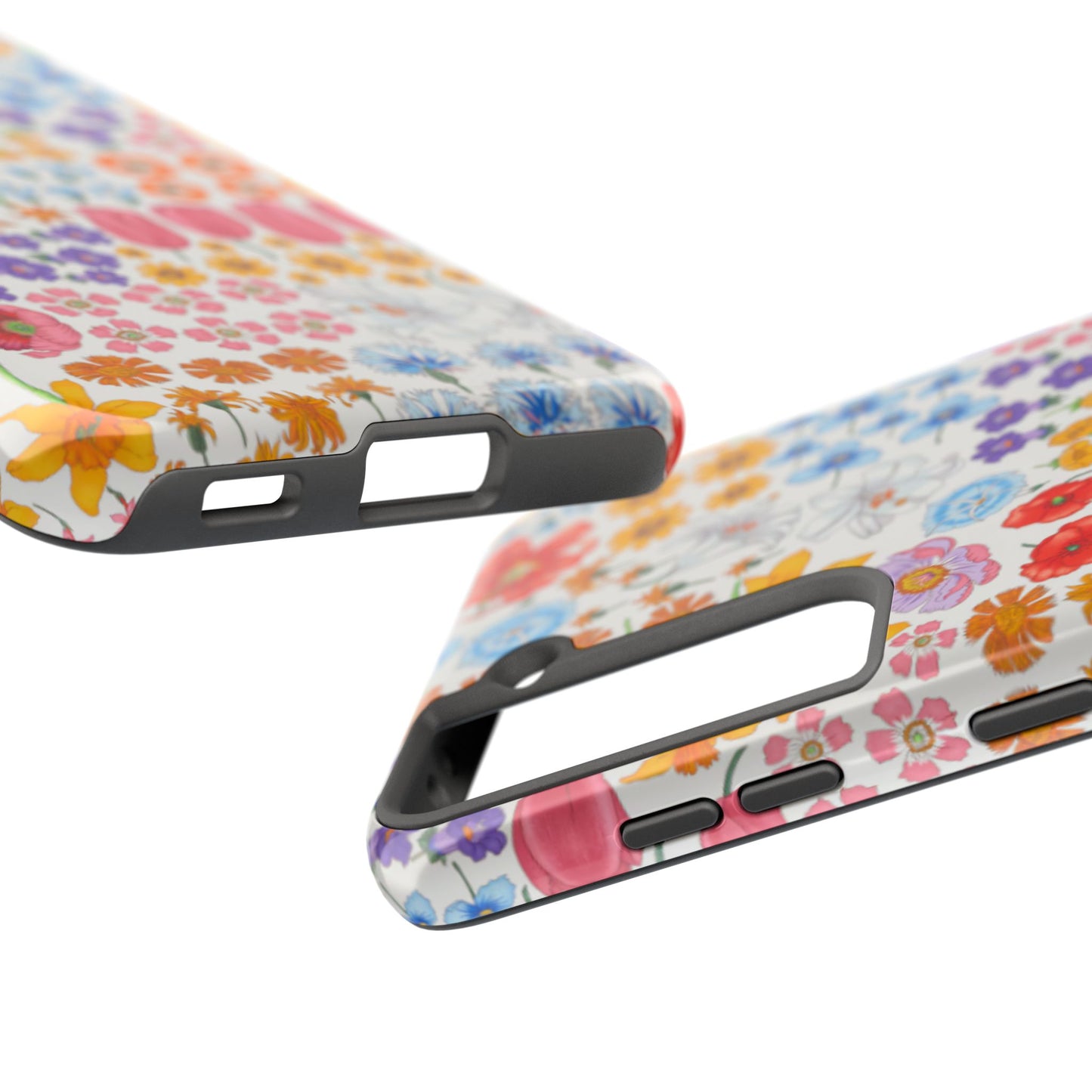 Vibrant Floral Tough Phone Case "Flora"- Durable Protection for Your Device